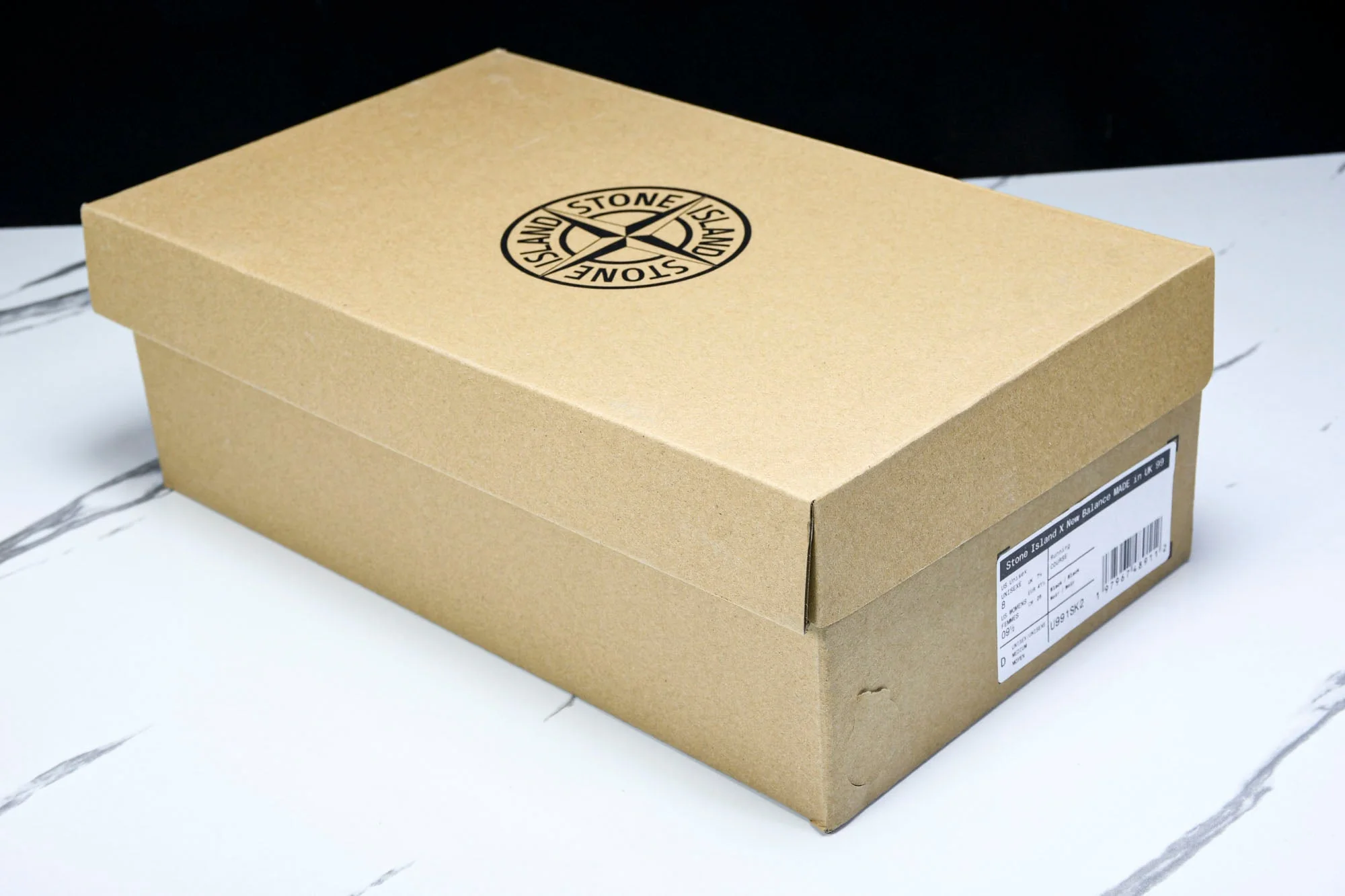 NB 991v2 x Stone Island 'Ghost Pack Black'