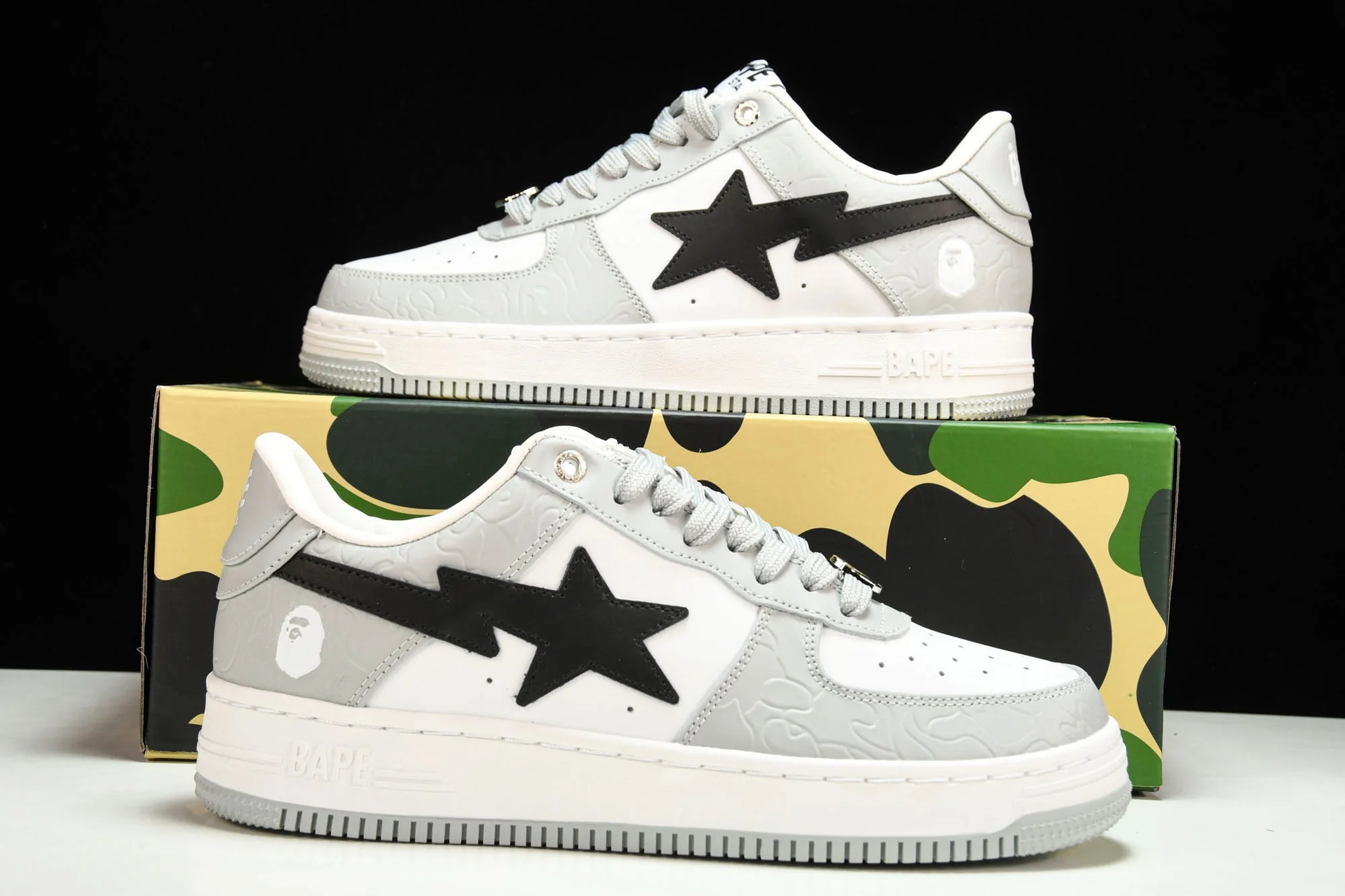 A Bathing Ape Bape Sta 'Grey Black'