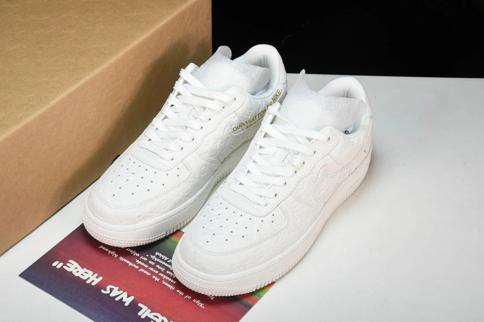 Louis Vuittоп x AF1 by Virgil Abloh 'Triple White'