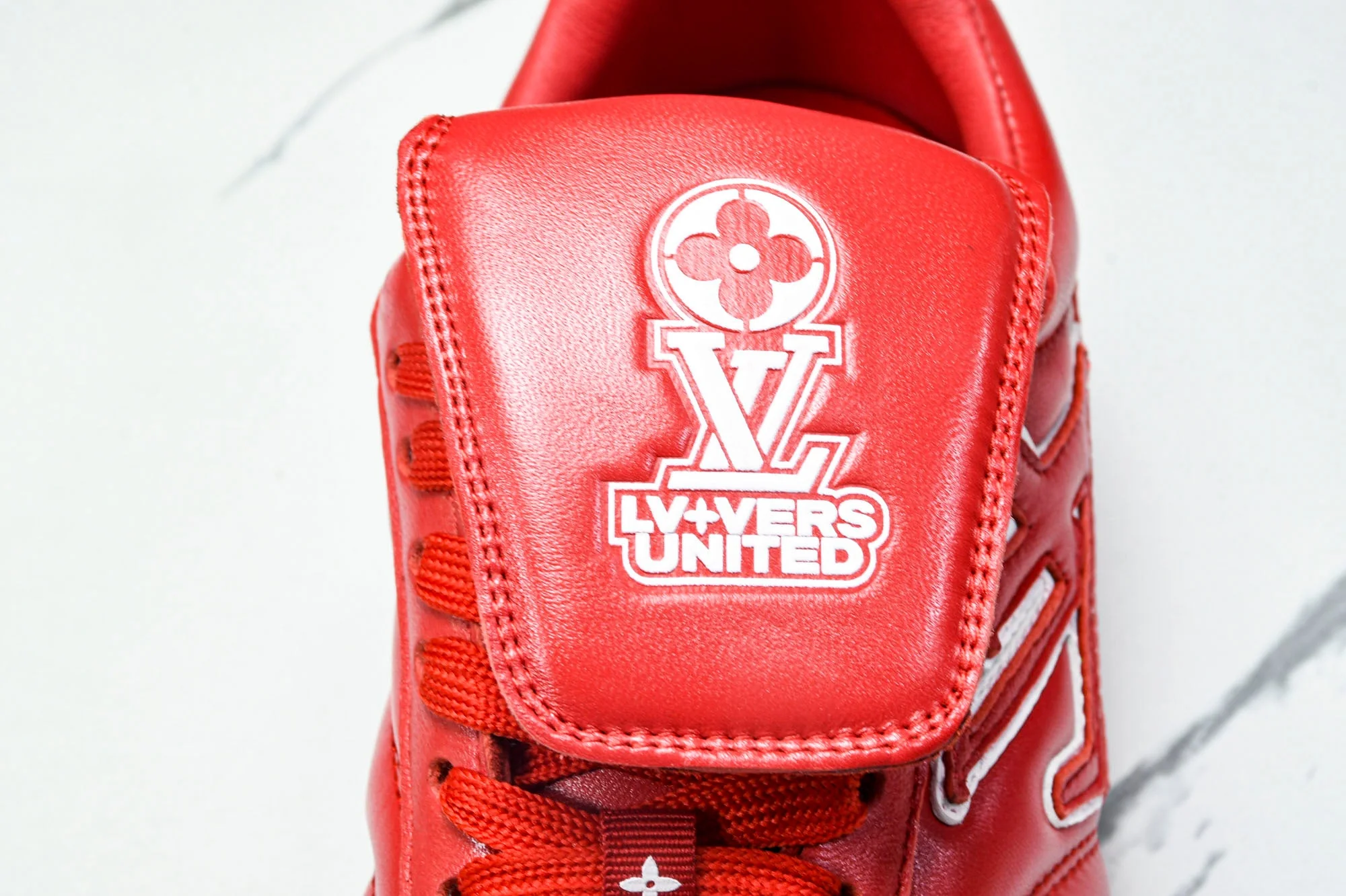 Louis Vuittоп Footprint Soccer Sneaker 'Red'