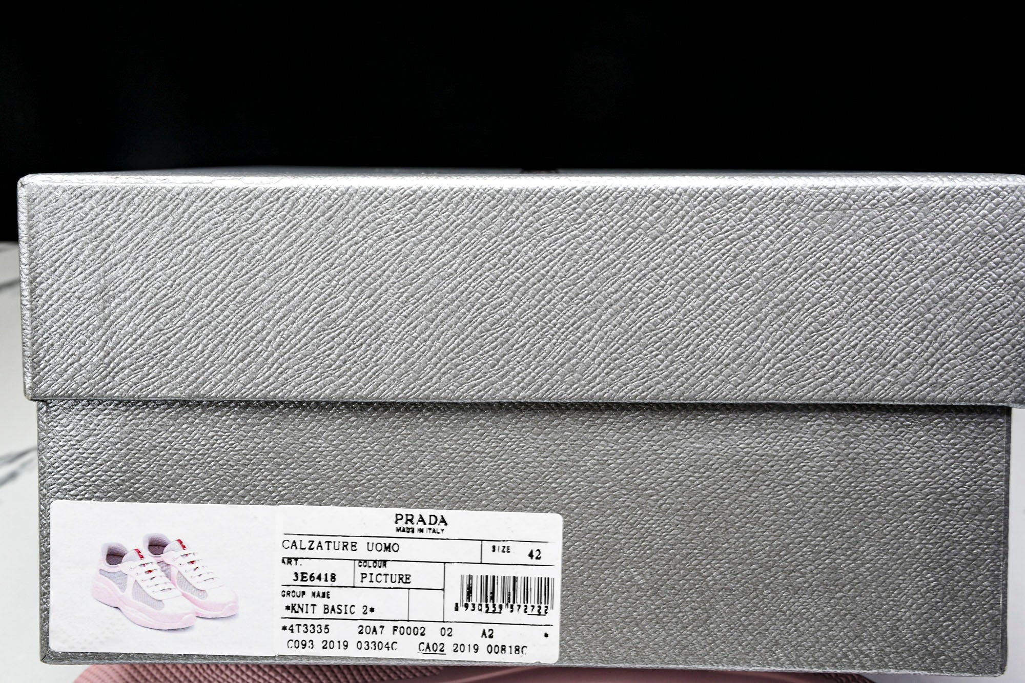 Prada America's Cup Sneaker Soft Rubber 'Pink'