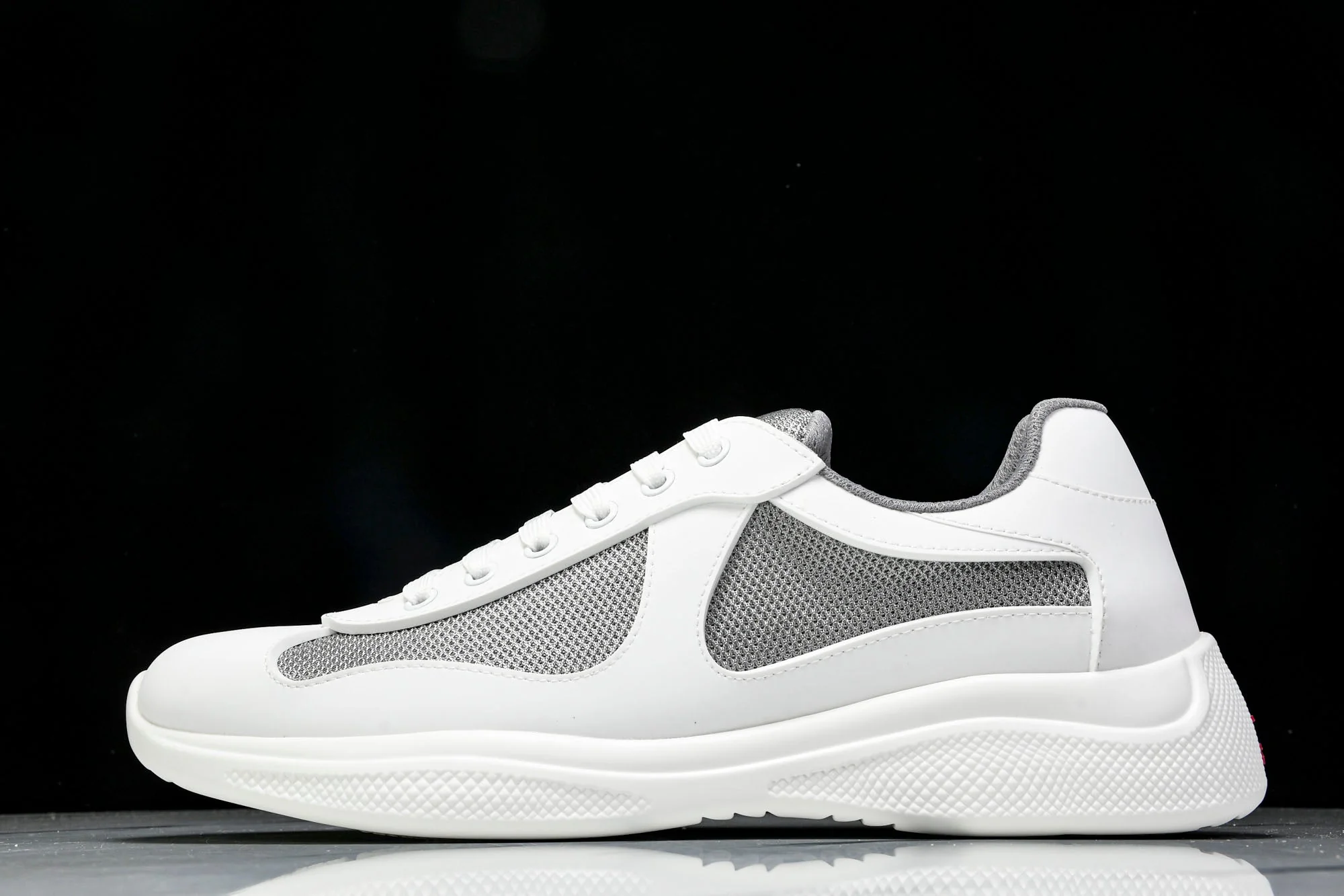 Prada America's Cup Sneaker Soft Rubber 'Cream White'