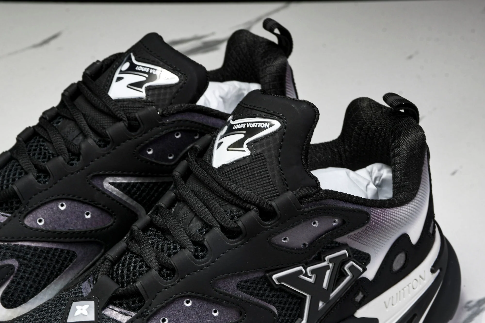Louis Vuittоп Runner Tatic Sneaker 'Black White'