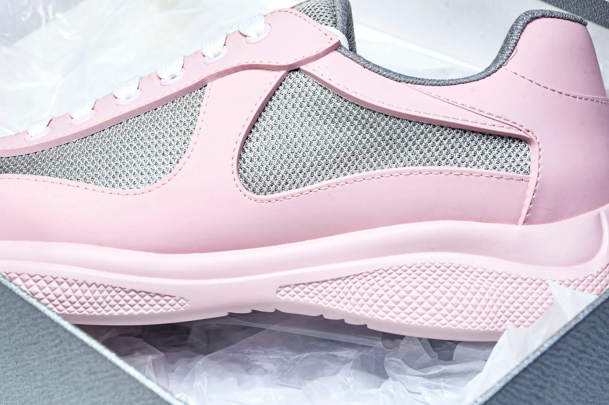 Prada America's Cup Sneaker Soft Rubber 'Pink'