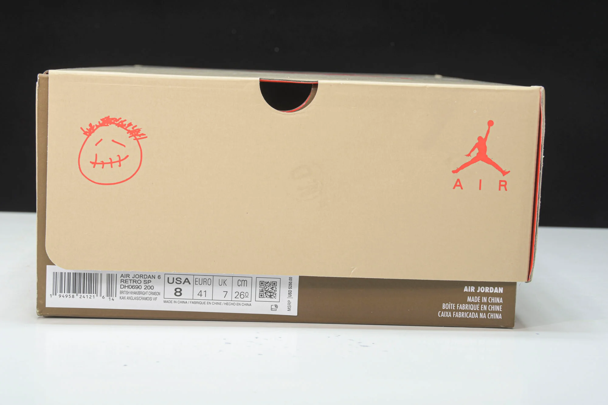 Travis Scott AJ6 Retro 'British Khaki'