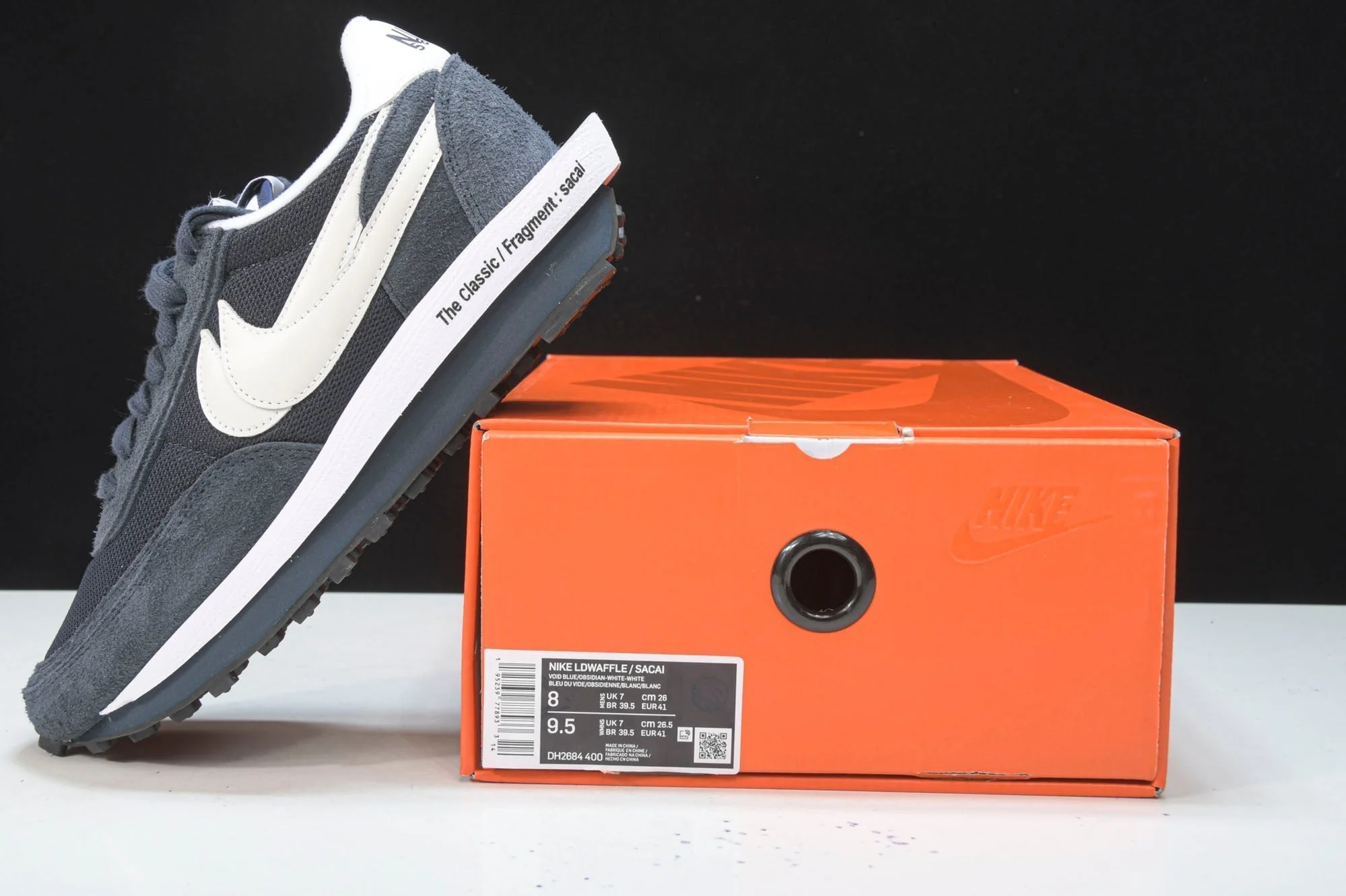 Fragment x Sacai LD Waffle 'Blackened Blue'