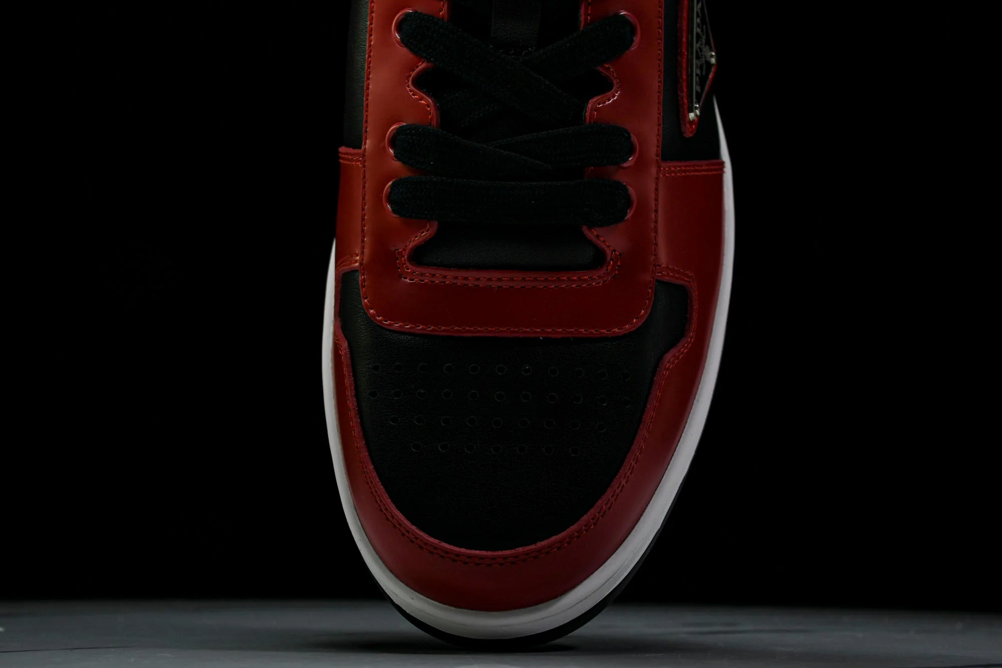 Prada Downtown Sneaker 'Black Red'