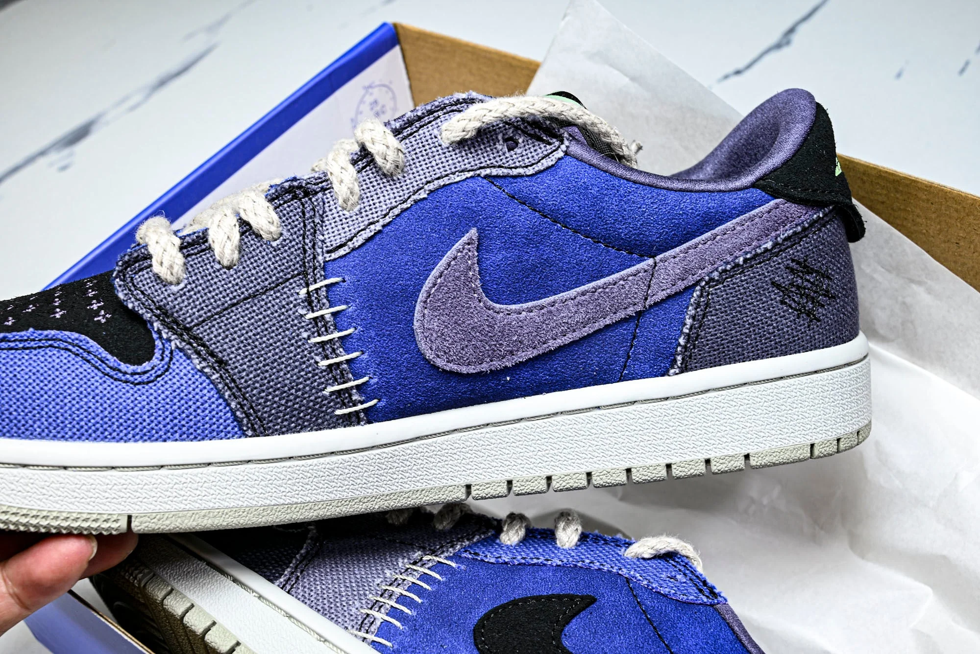 Zion Williamson x AJ1 Retro Low OG 'Voodoo Alternate'