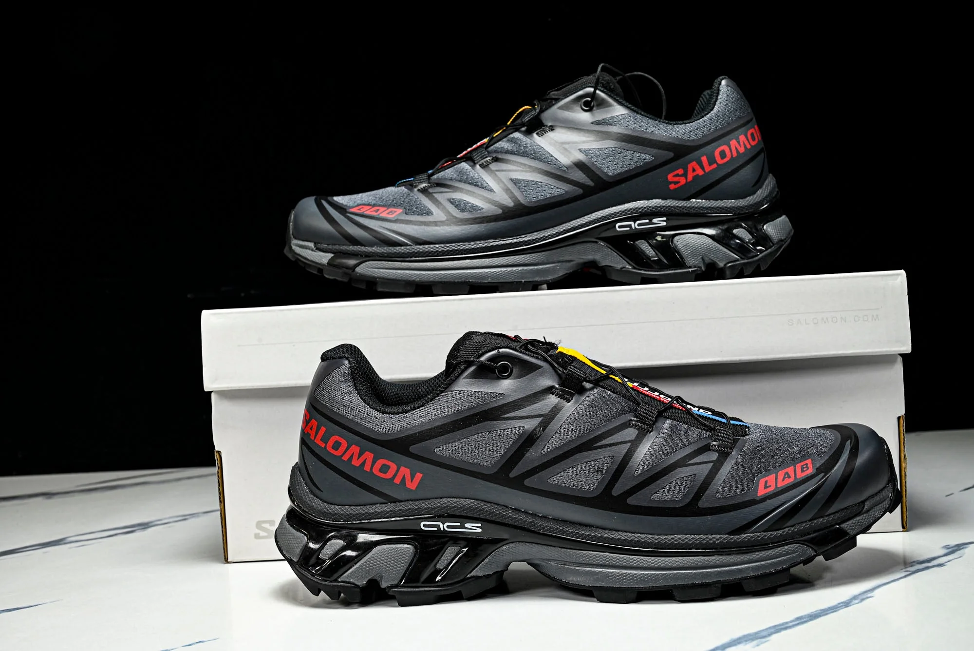 Salomon x JJJJound XT-6 'Black Fiery Red'