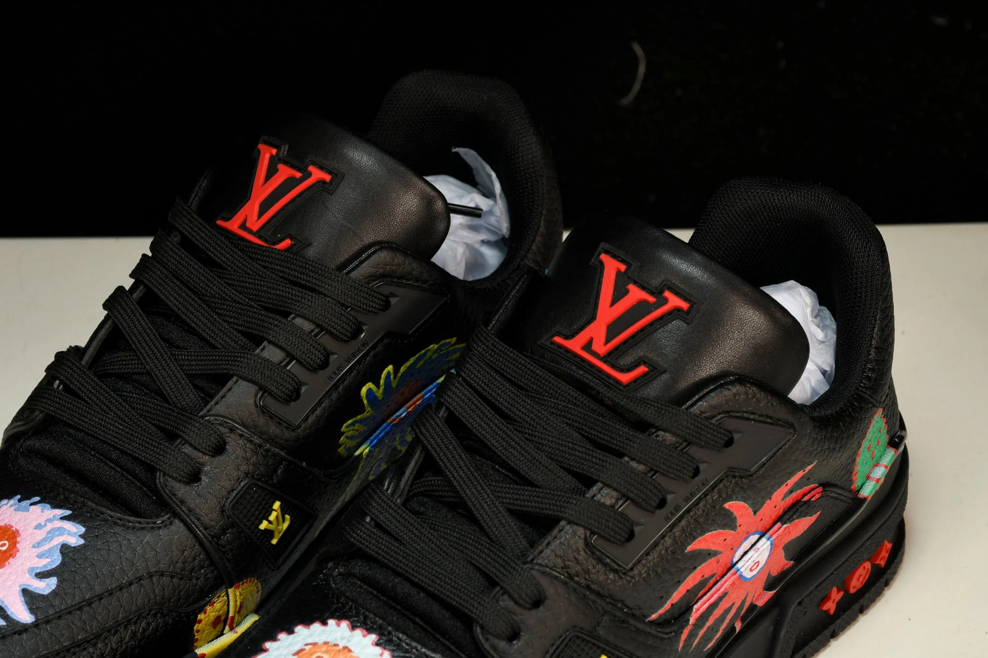 Louis Vuittоп Trainer Low by Yayoi Kusama 'Black Print'