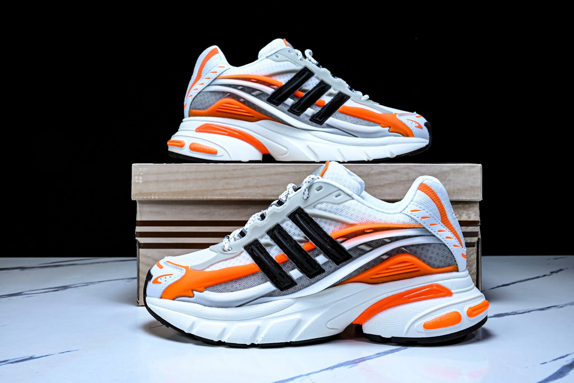 AD1STAR Jellyfish x Pharrell Williams x Virginia 'Orange Focus Olive'