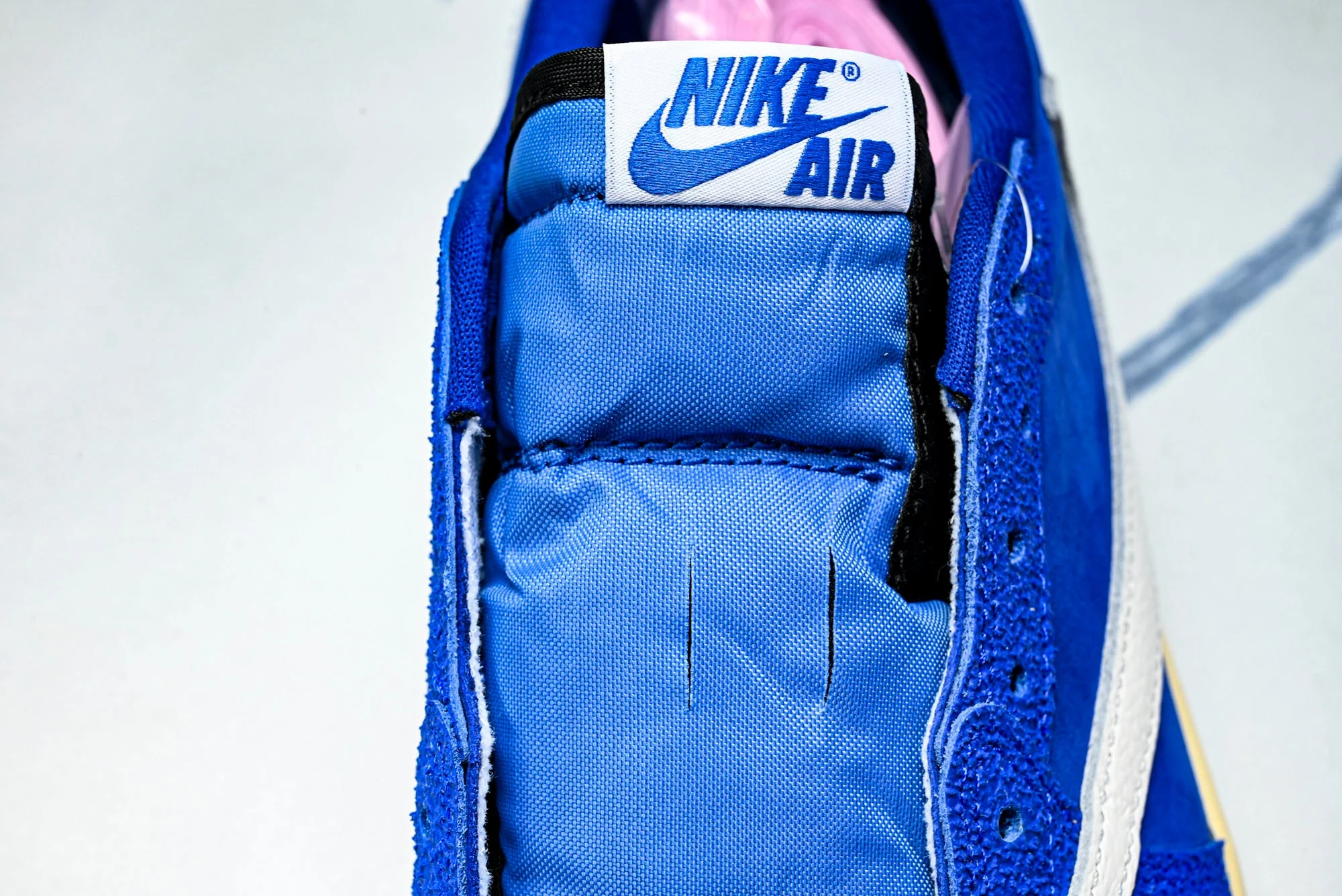 Travis Scott x Fragment AJ1 Low 'Reverse Sail Military Blue' (Unreleased)