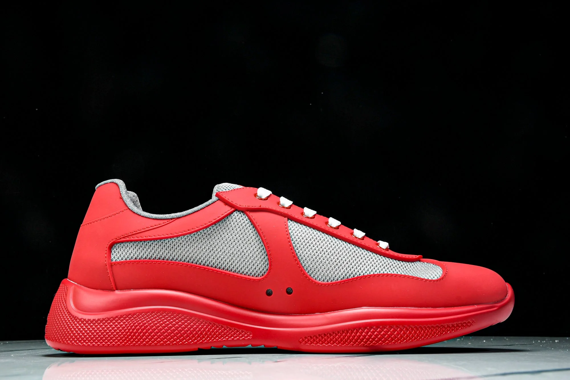 Prada America's Cup Sneaker Soft Rubber 'Red'
