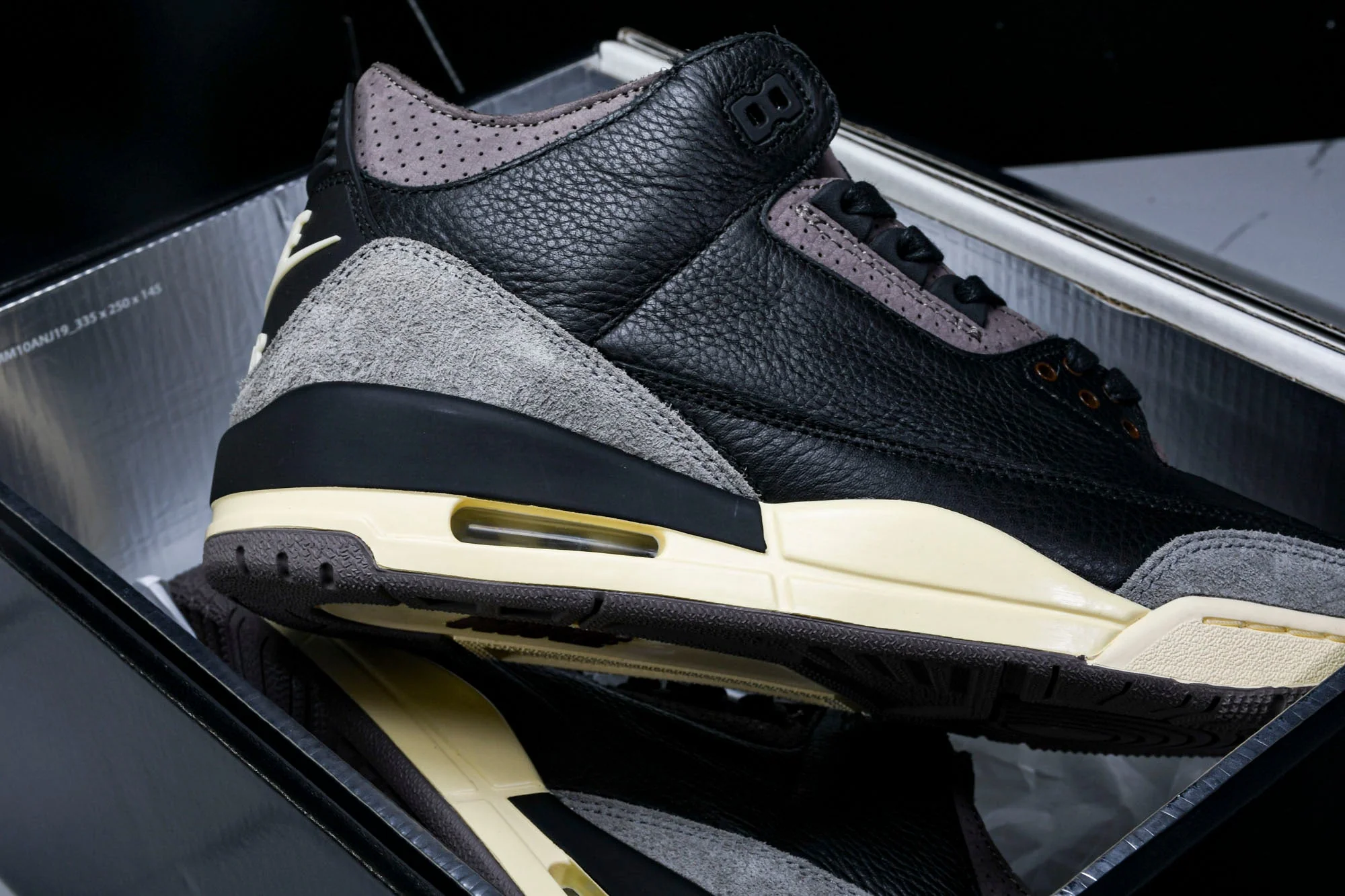 AJ3 Retro x A Ma Maniere 'Black'