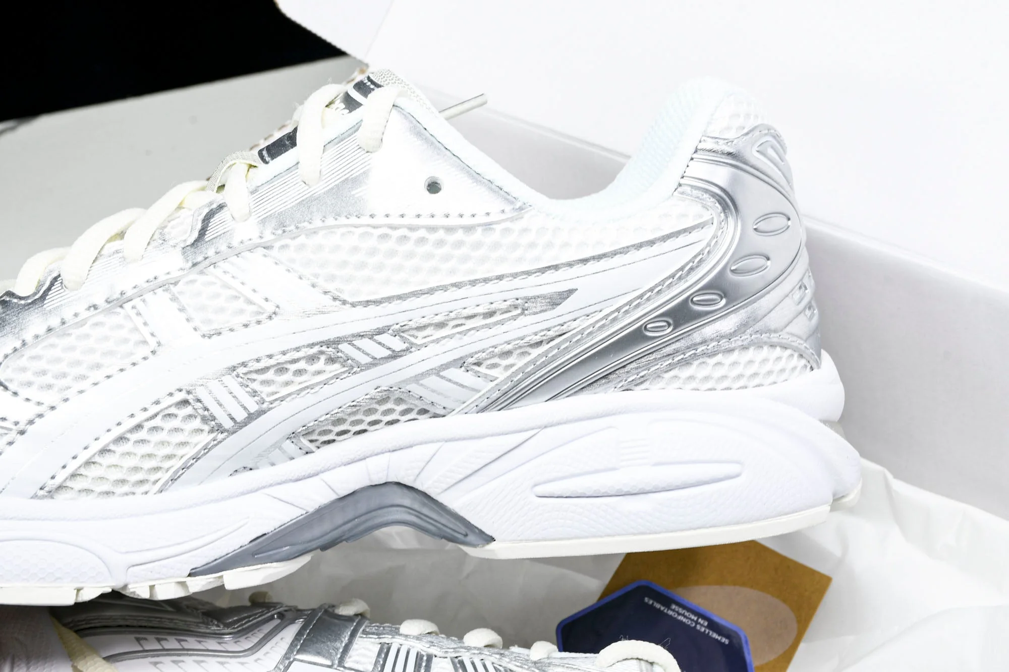 ASICS Gel-Kayano 14 x JJJJound 'Silver White'