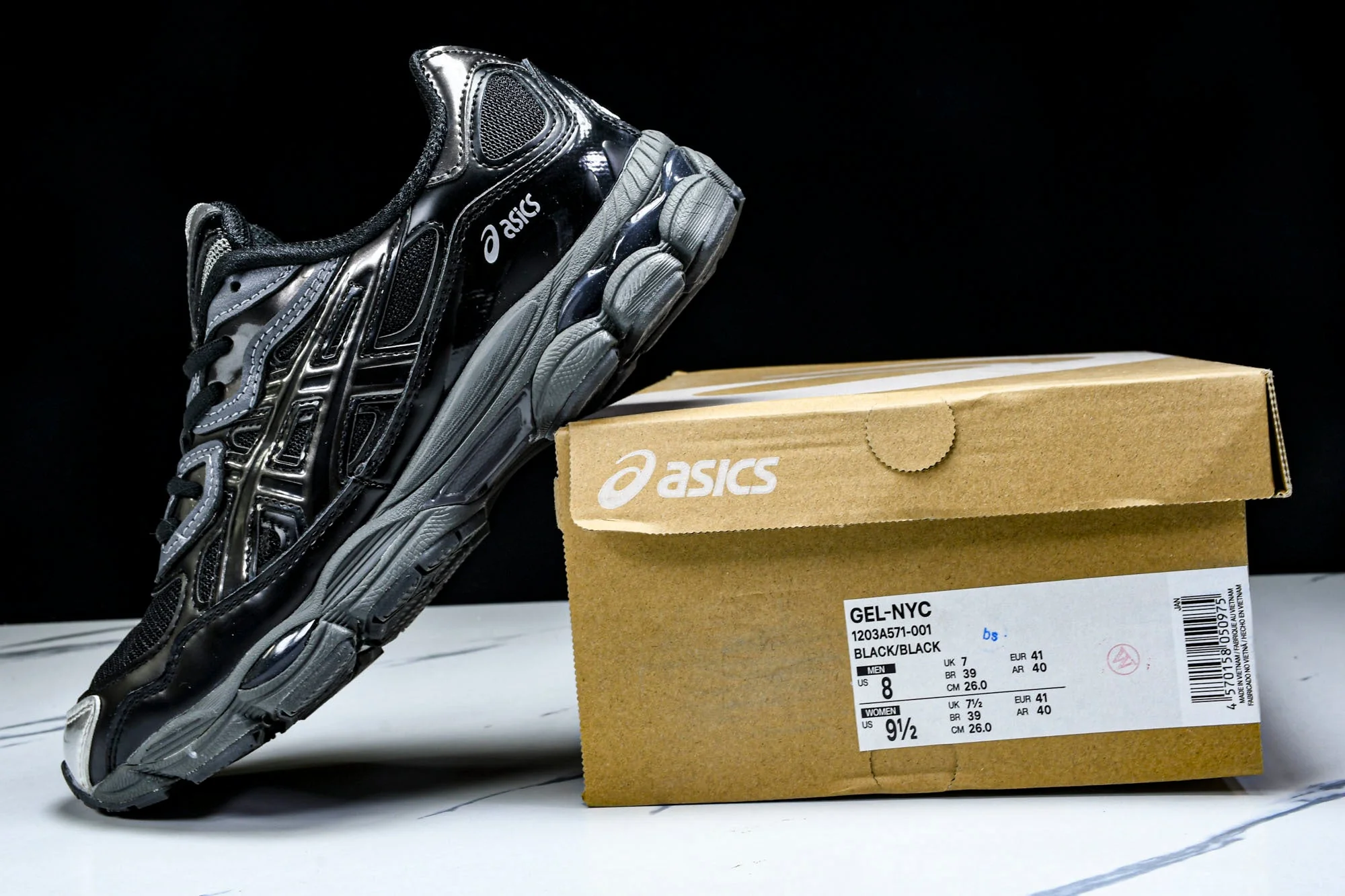ASICS Gel-NYC x Kicki Yang Zhang 'Black Pure Silver'