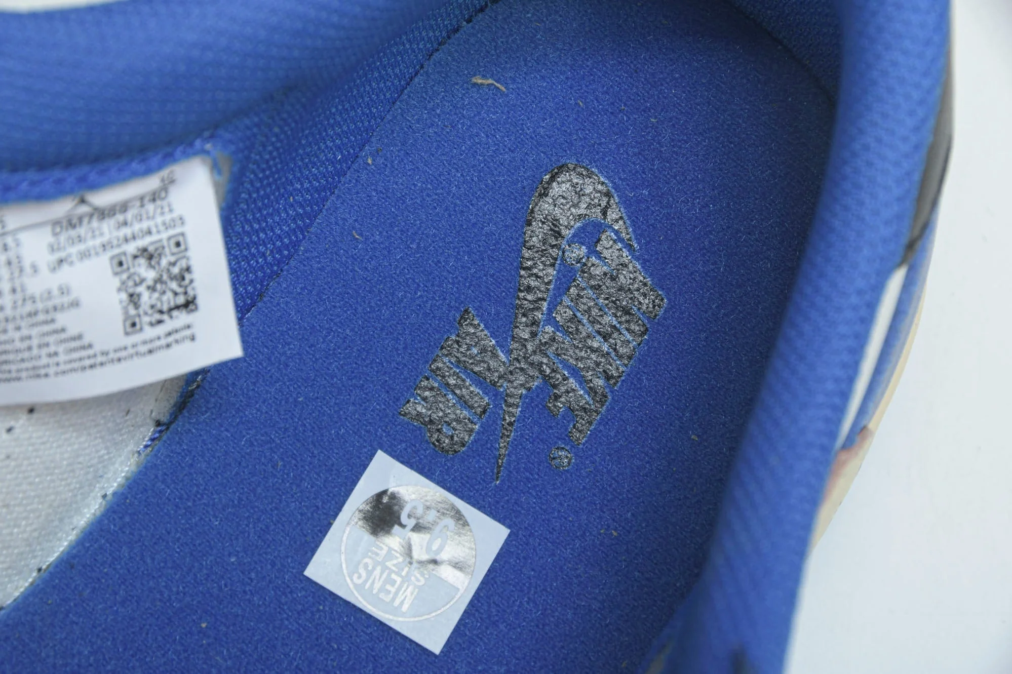 Travis Scott AJ1 Low x Fragment 'Military Blue'