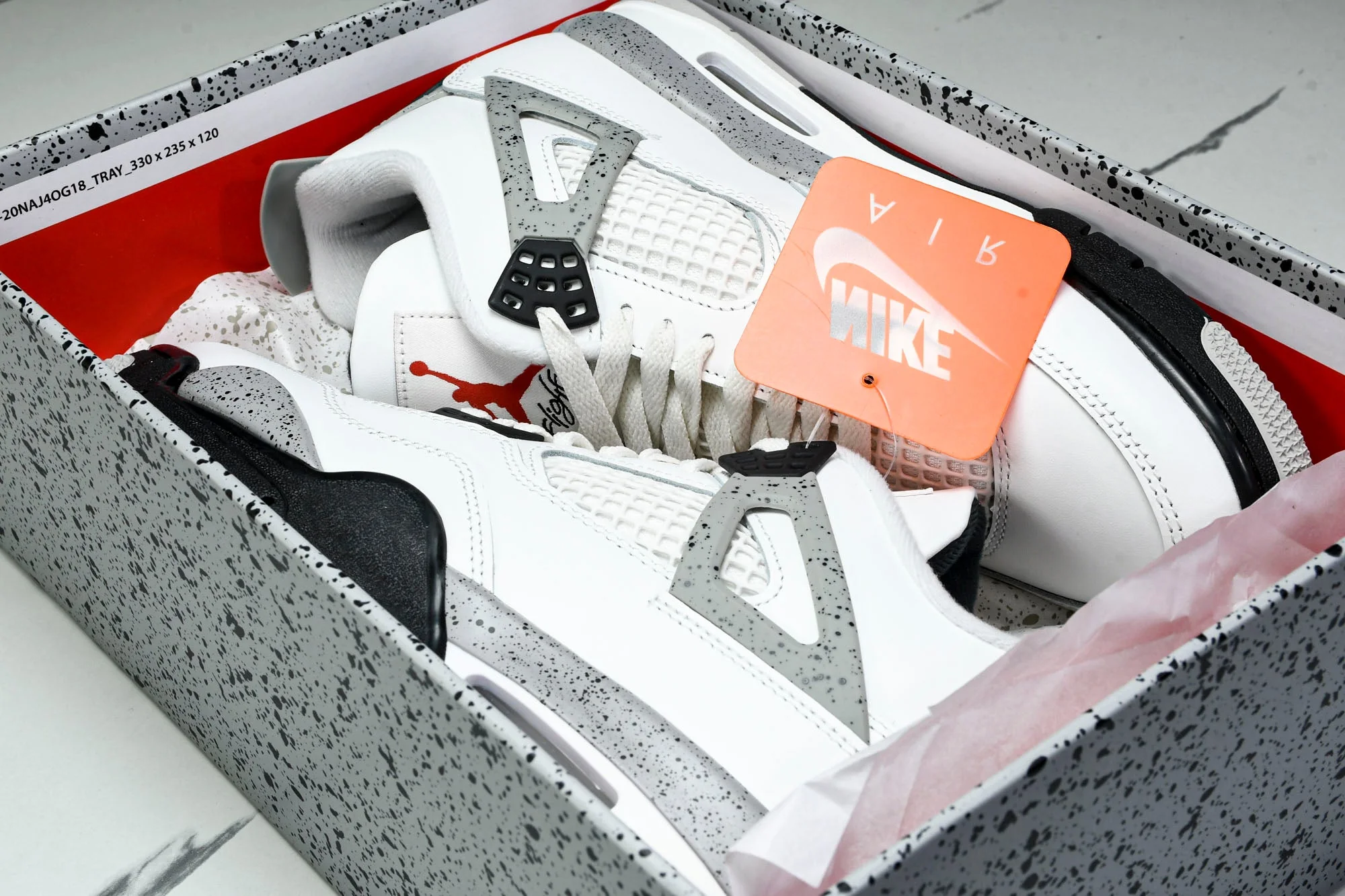 AJ4 Retro 'White Cement' (2025)