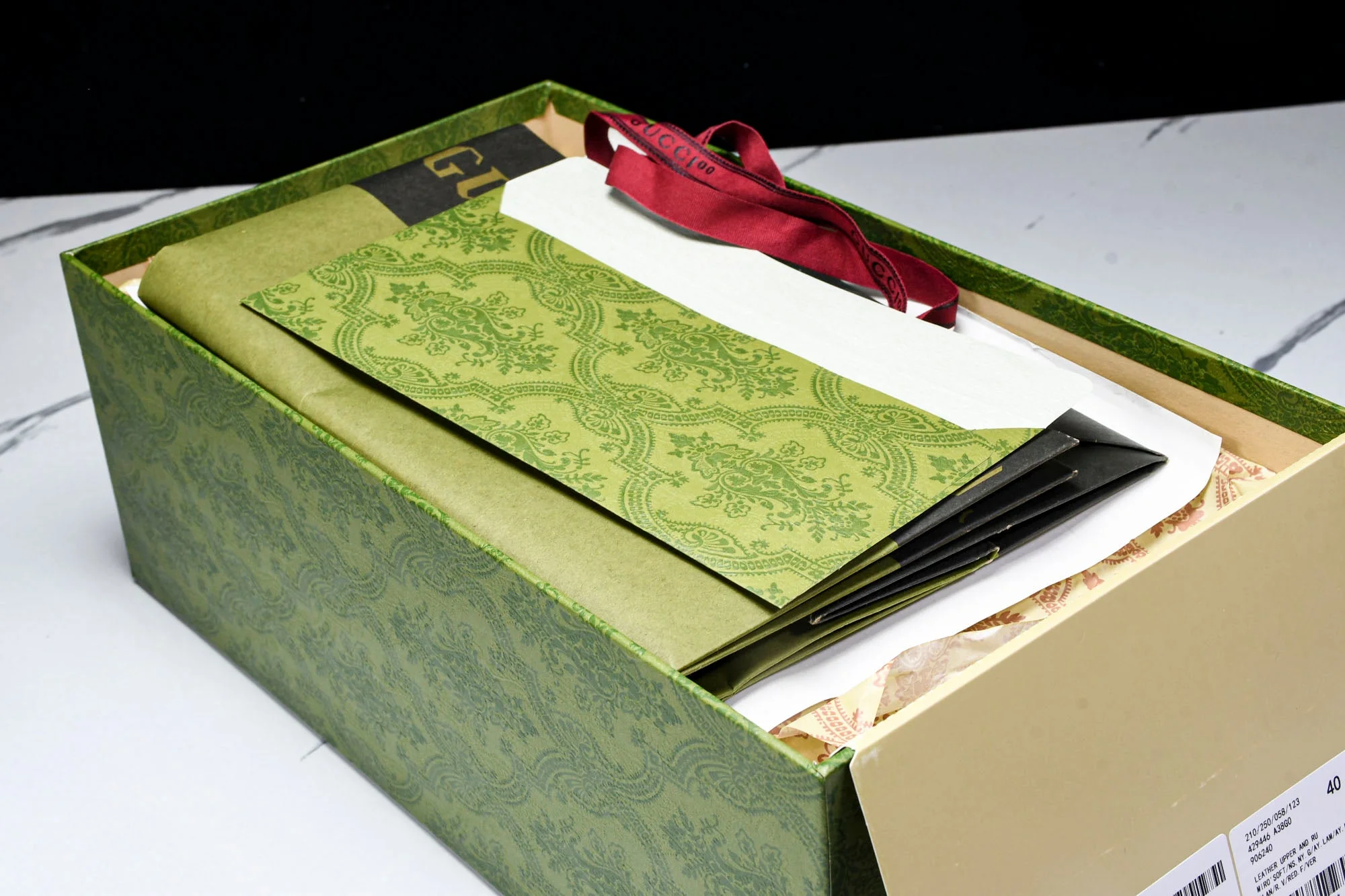 Guссi Ace Web 'Embossed White Monogram'