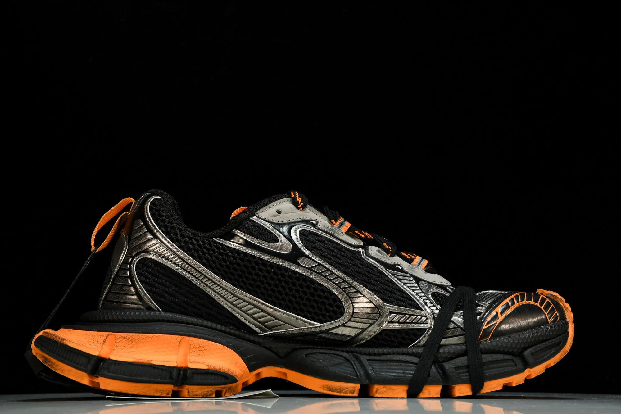 3XL Sneaker 'Black Orange Grey'