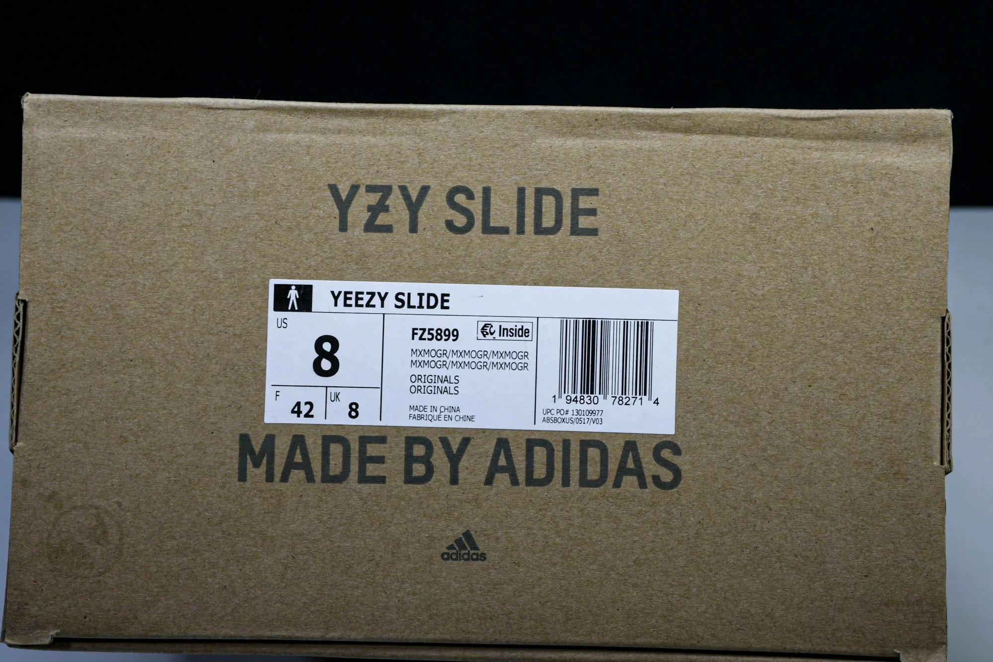 Yzy Slide 'MX Zebra' (Unreleased)