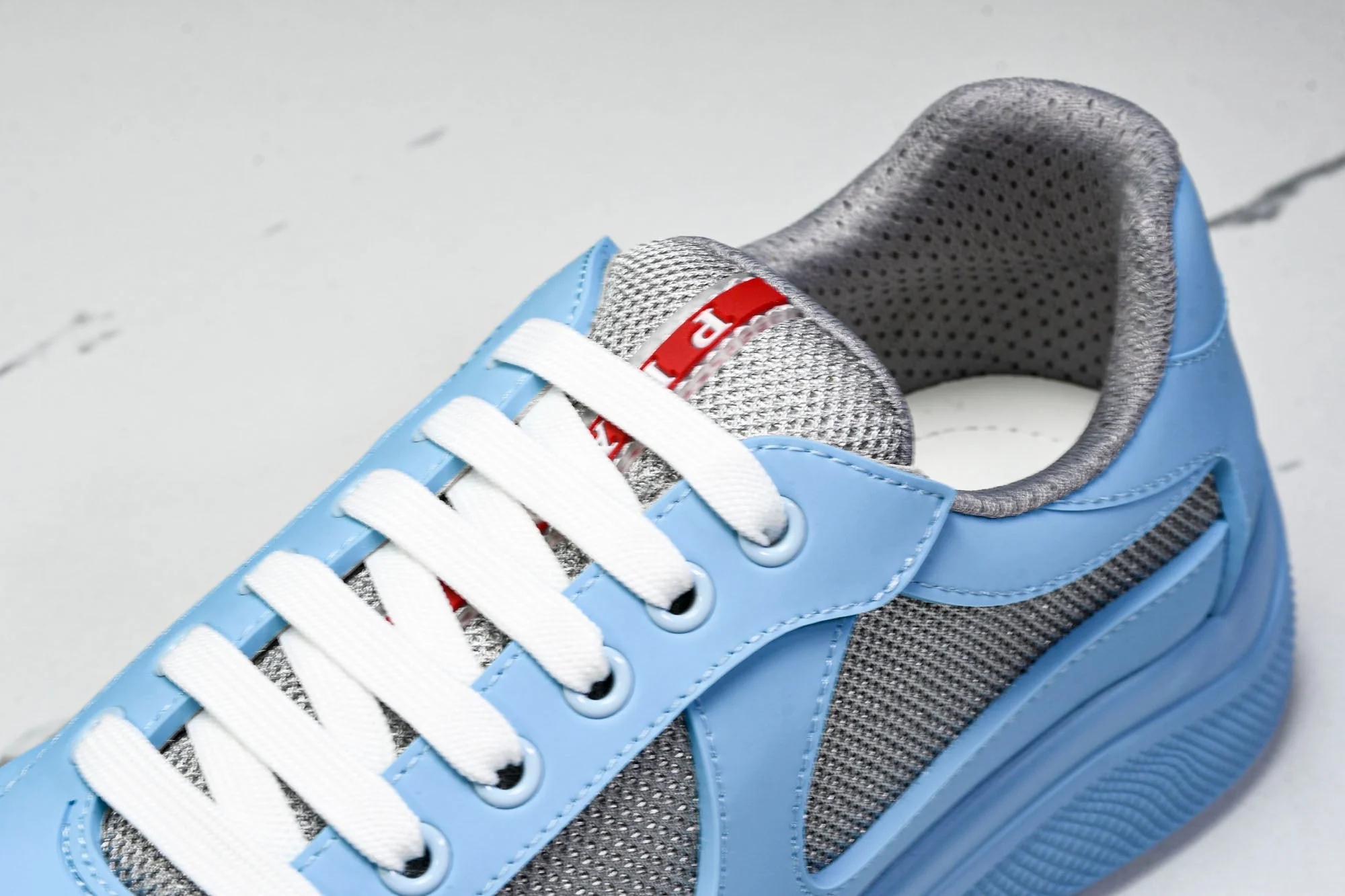 Prada America's Cup Sneaker Soft Rubber 'Light Blue'