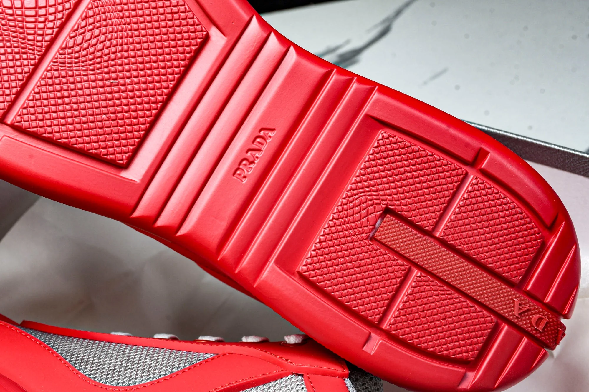 Prada America's Cup Sneaker Soft Rubber 'Red'