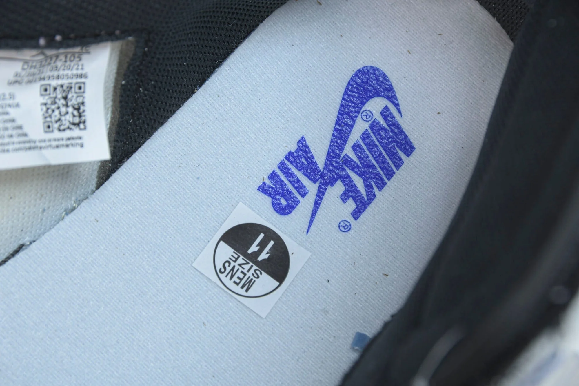 Travis Scott AJ1 Retro High x Fragment 'Military Blue'