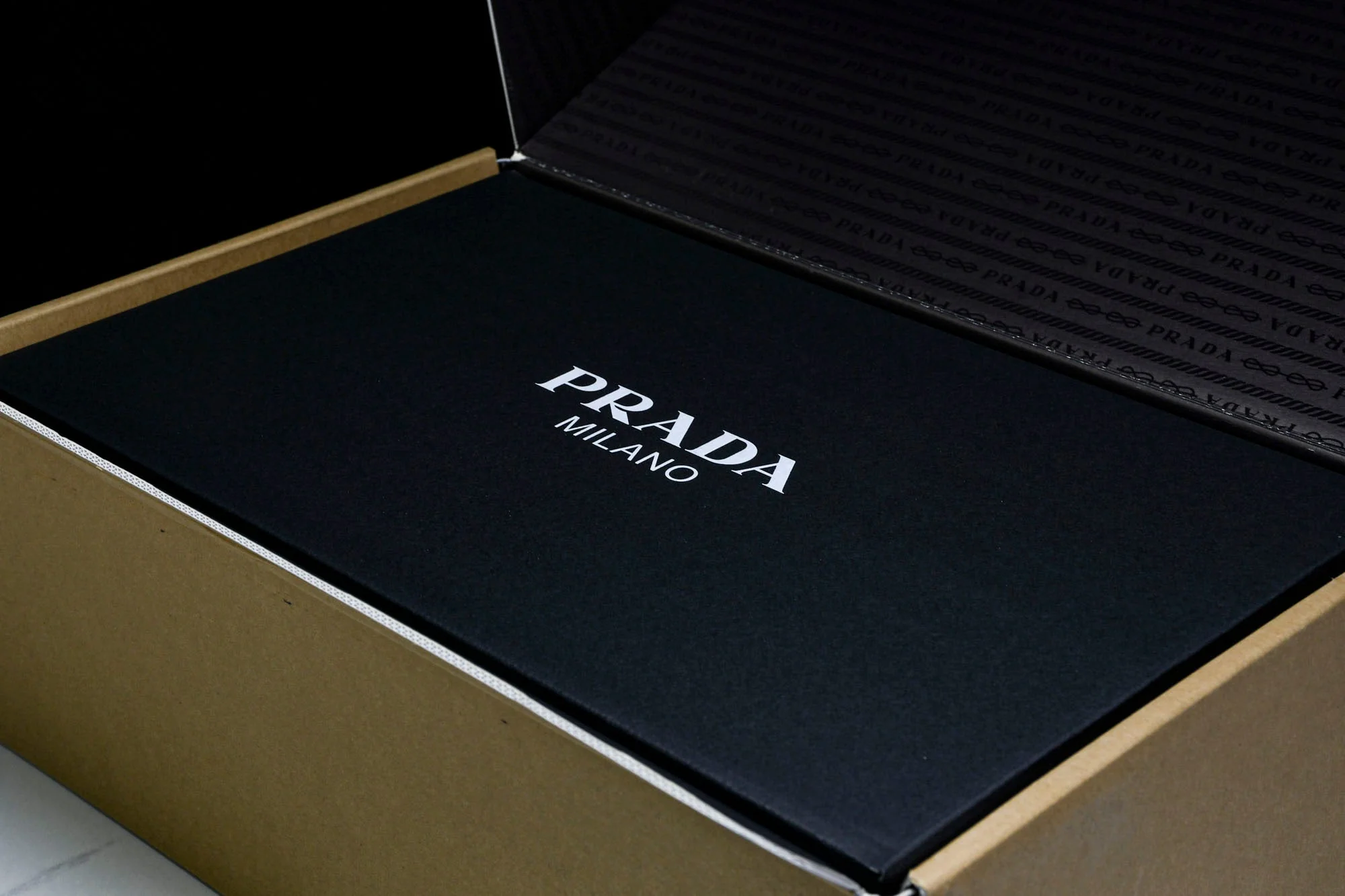 Prada Downtown Sneaker 'White Black'