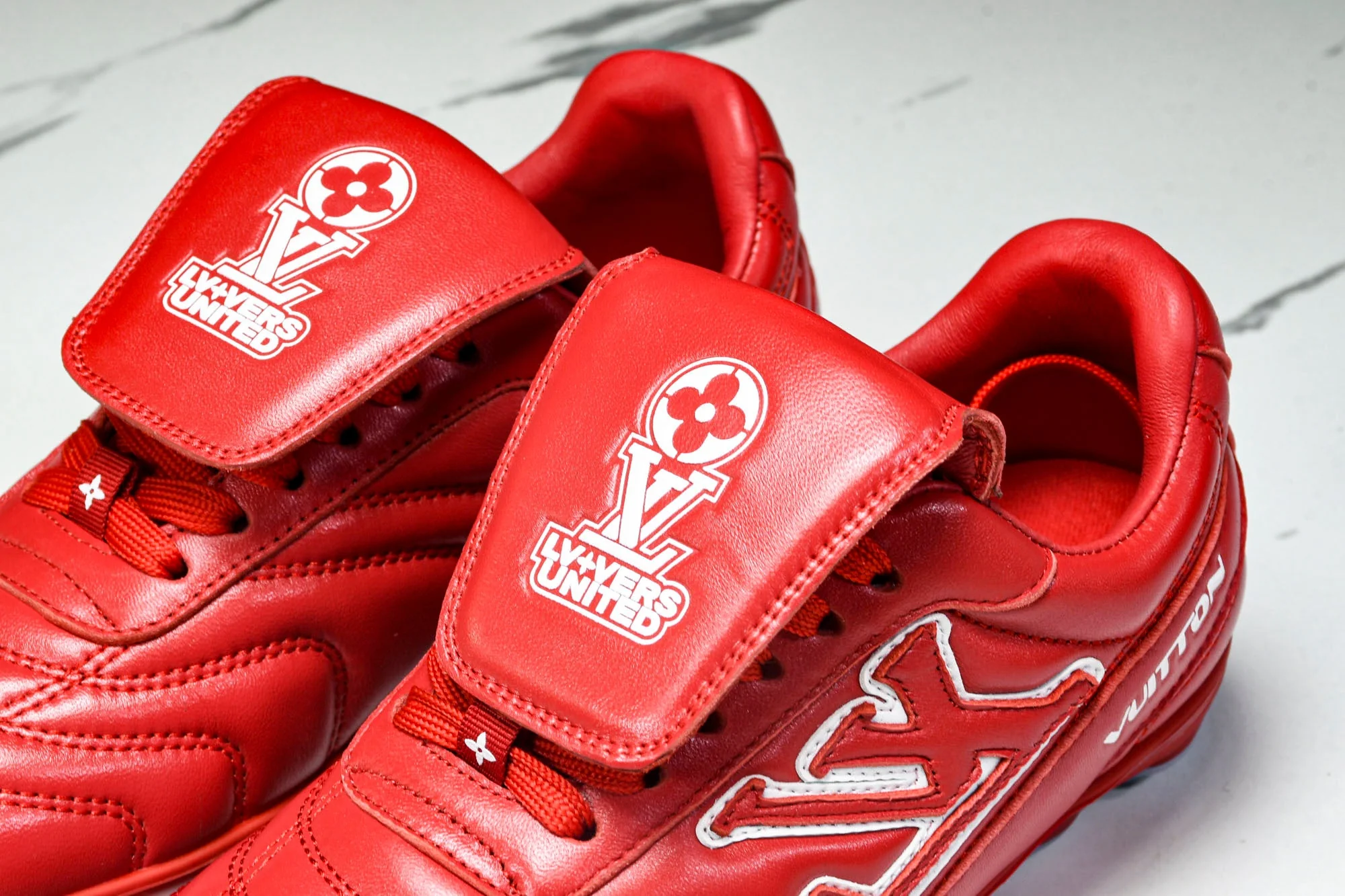 Louis Vuittоп Footprint Soccer Sneaker 'Red'