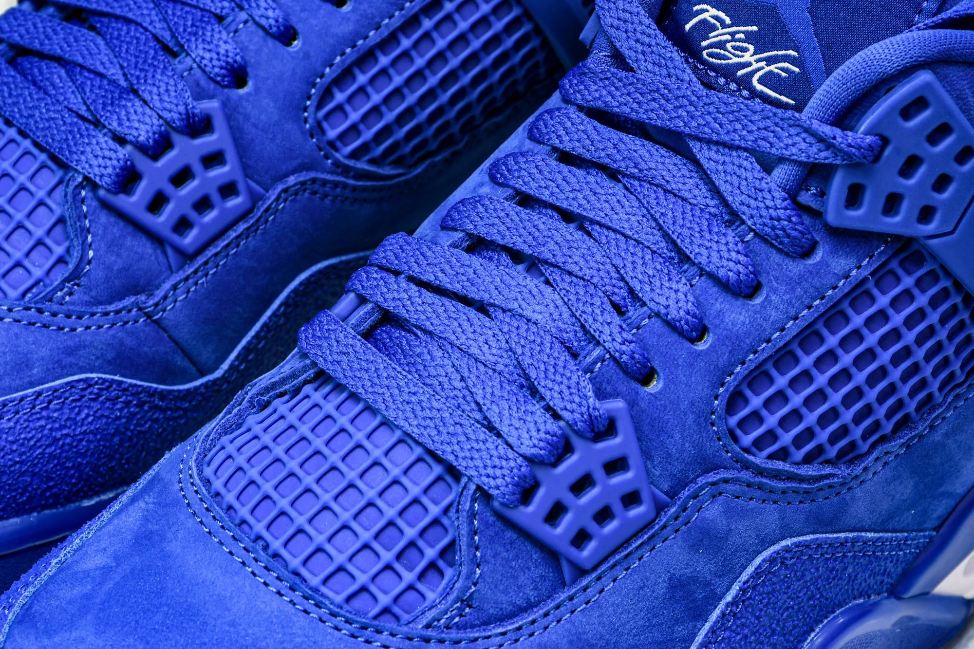 Nigel Sylvester x AJ4 Retro OG Brick by Brick 'Blue' (Unreleased)