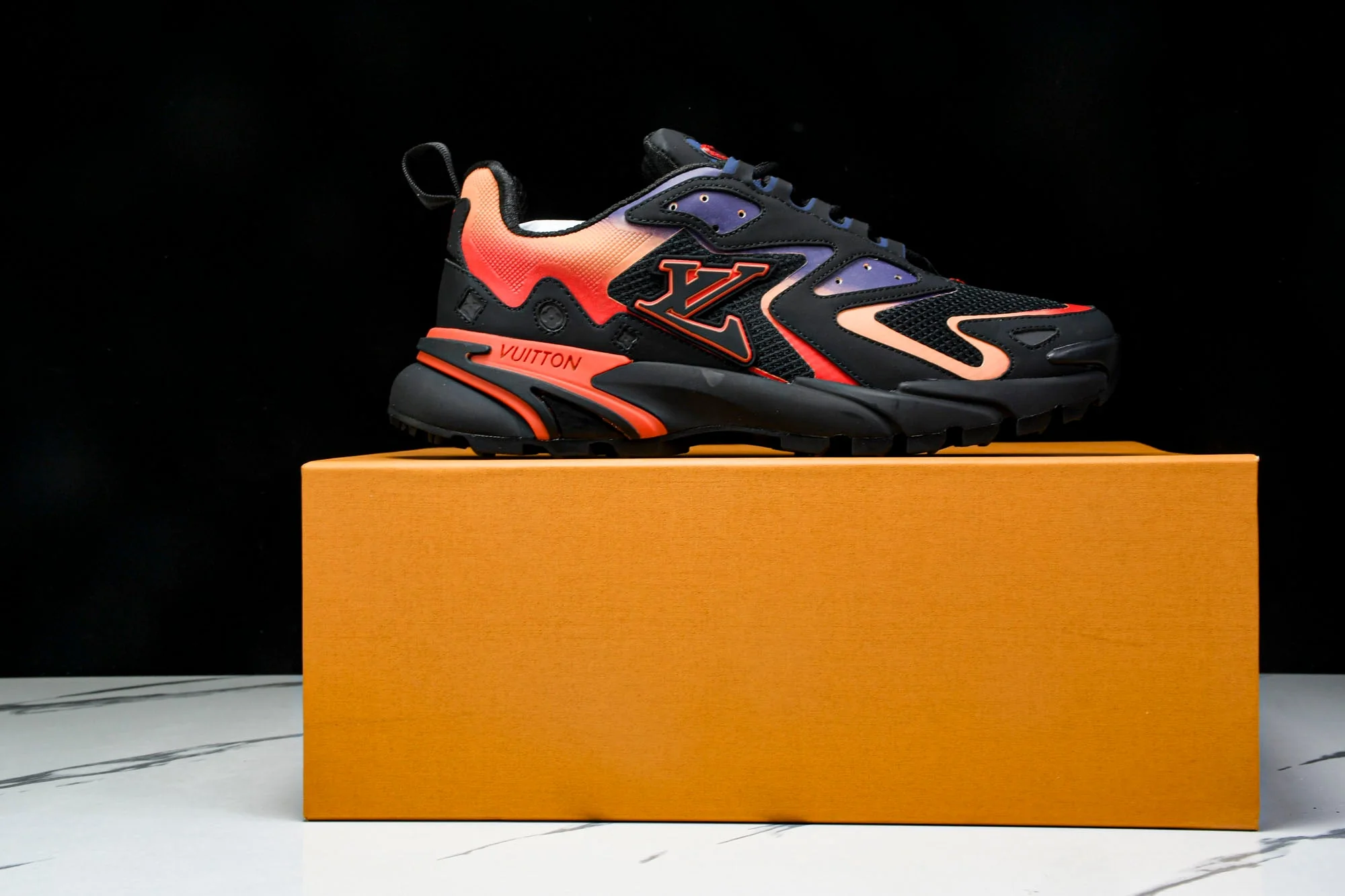 Louis Vuittоп Runner Tatic Sneaker 'Black Orange'