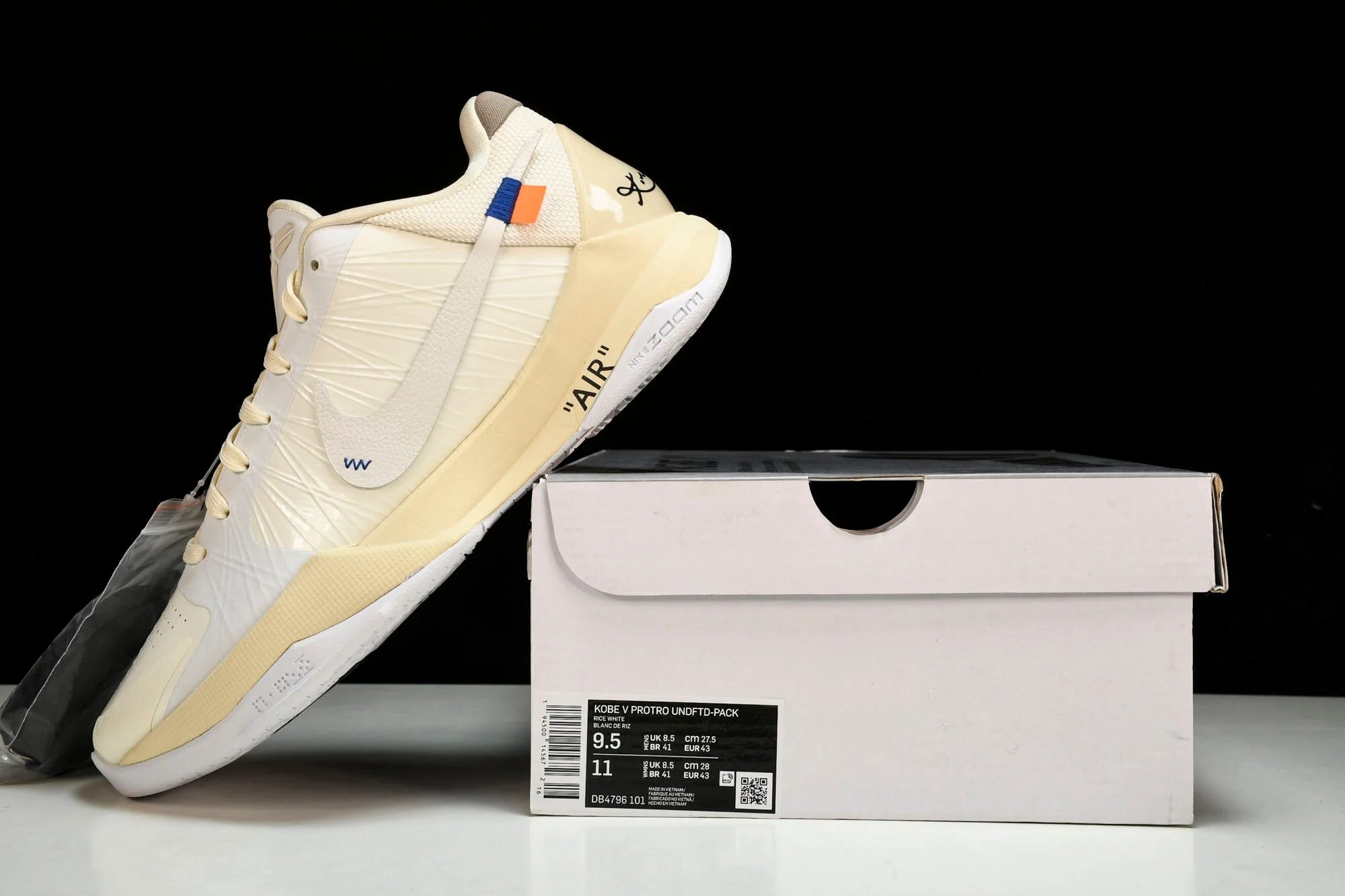 Kobe 5 Protro x Off-White 'White' (Unreleased PE)