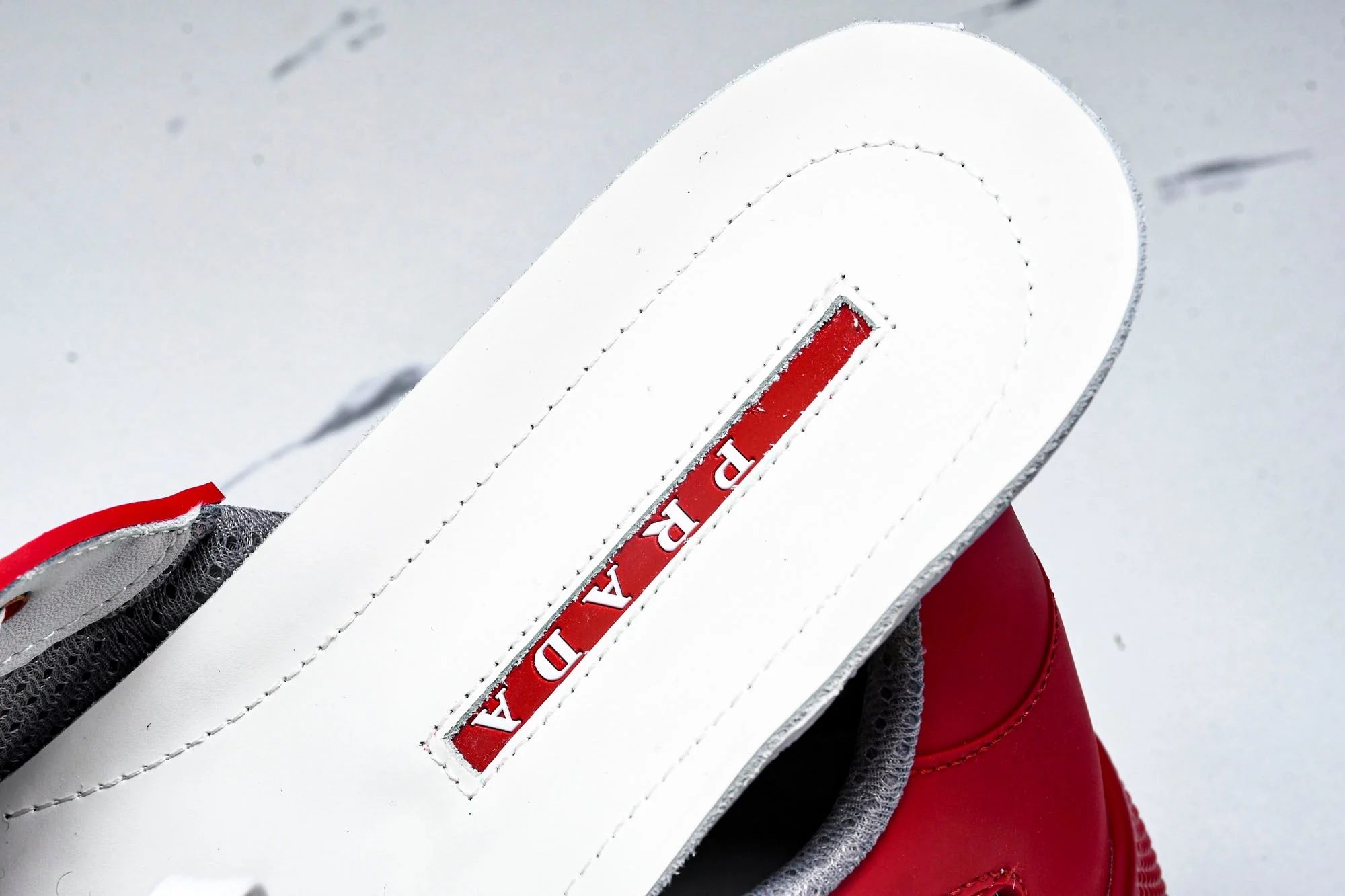 Prada America's Cup Sneaker Soft Rubber 'Red'