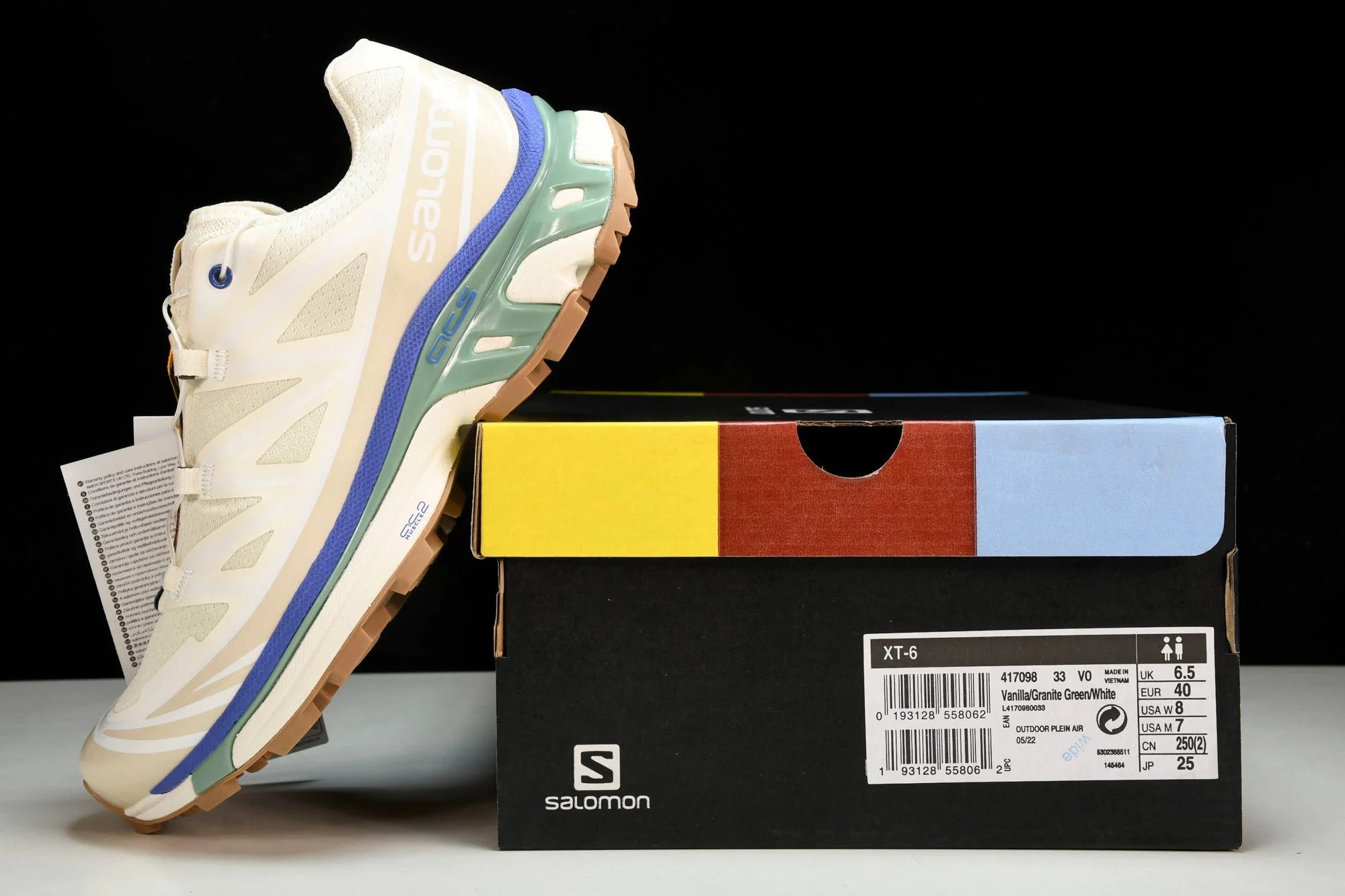 Salomon XT-6 Series 'White Beige Purple'