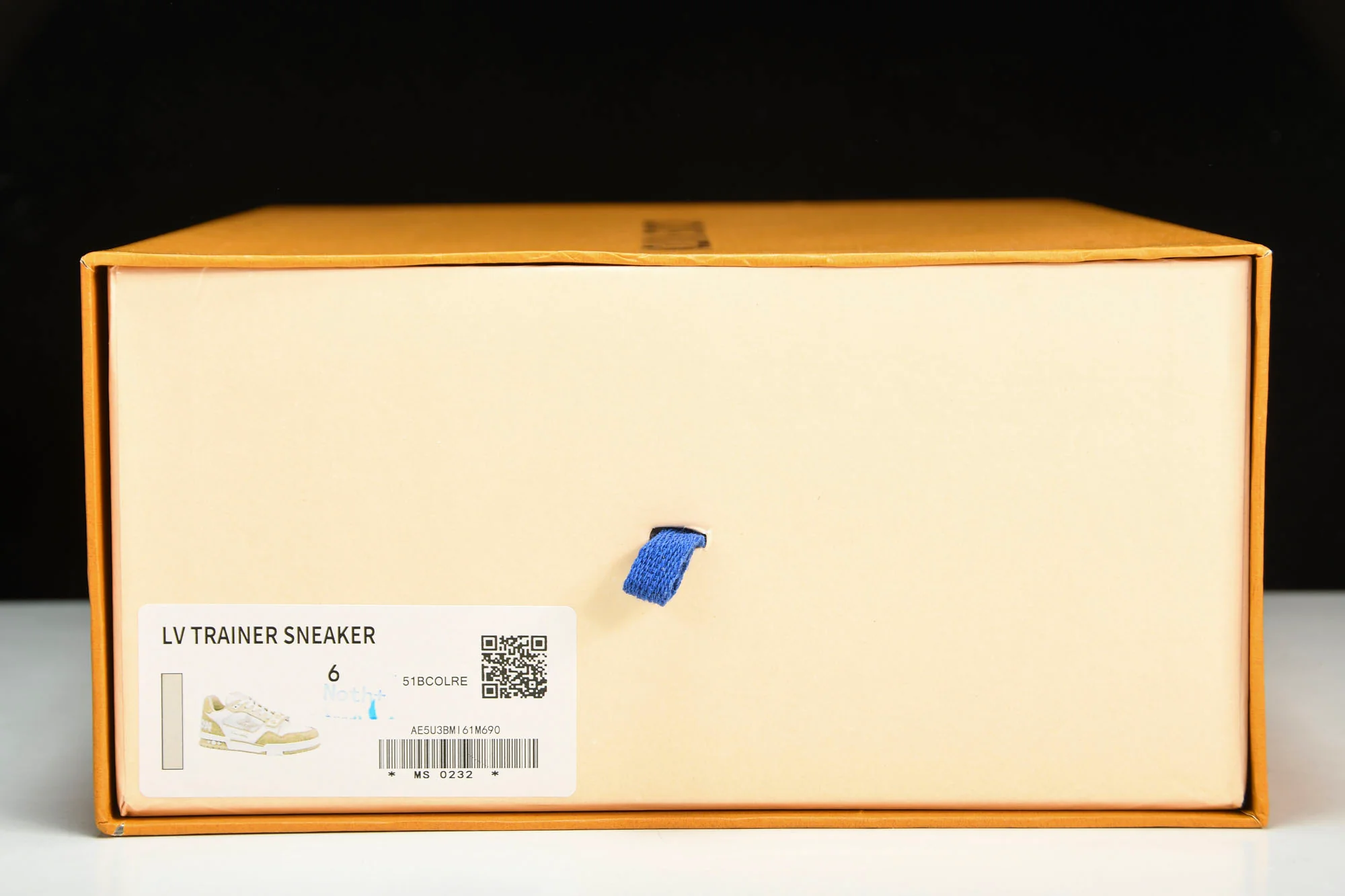 Louis Vuittоп Trainer Low Velcro Strap 'Monogram Denim Beige'