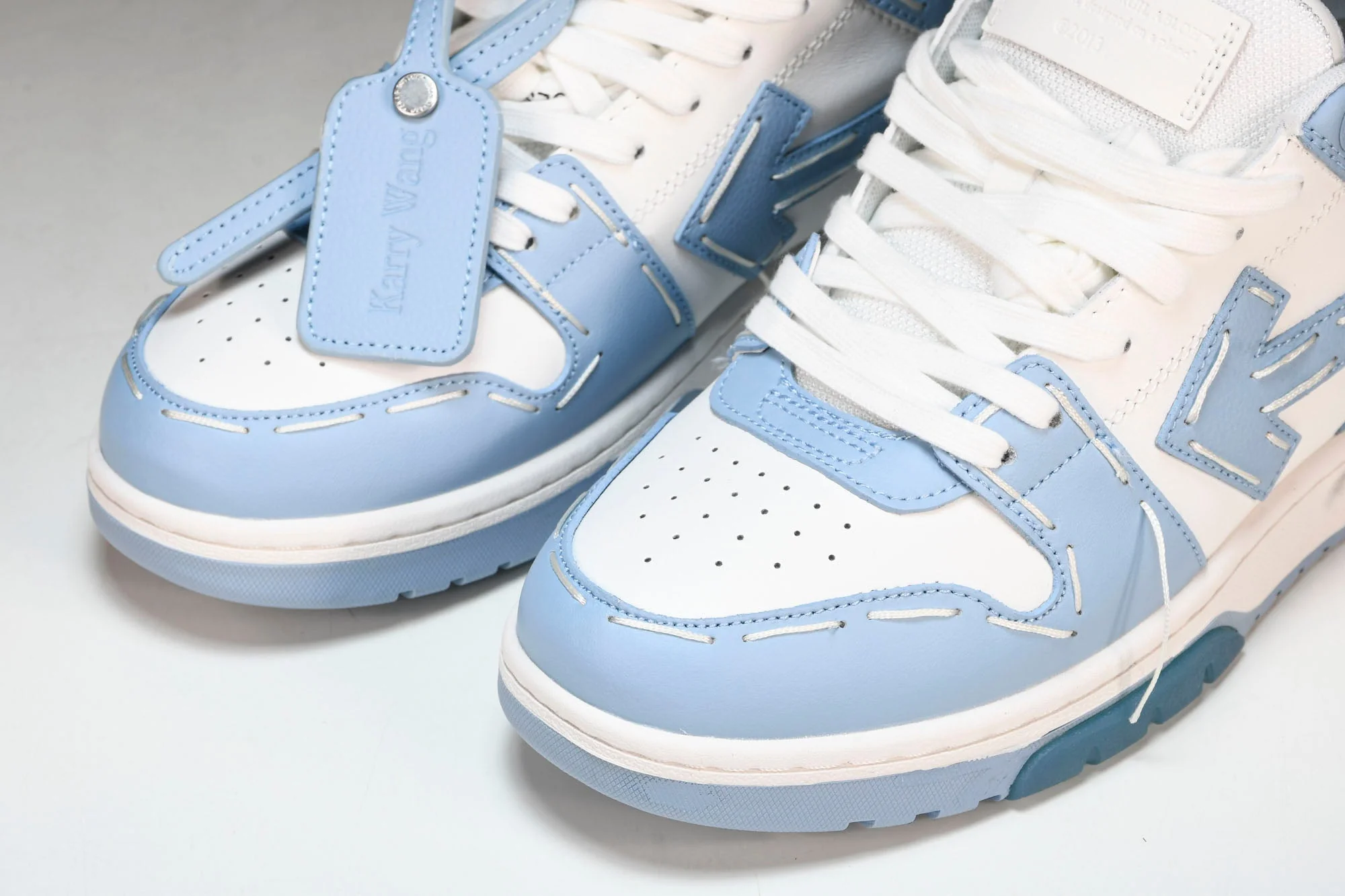 Off-White Out Of Office OOO Low Top 'Sartorial Stitching - Blue White'