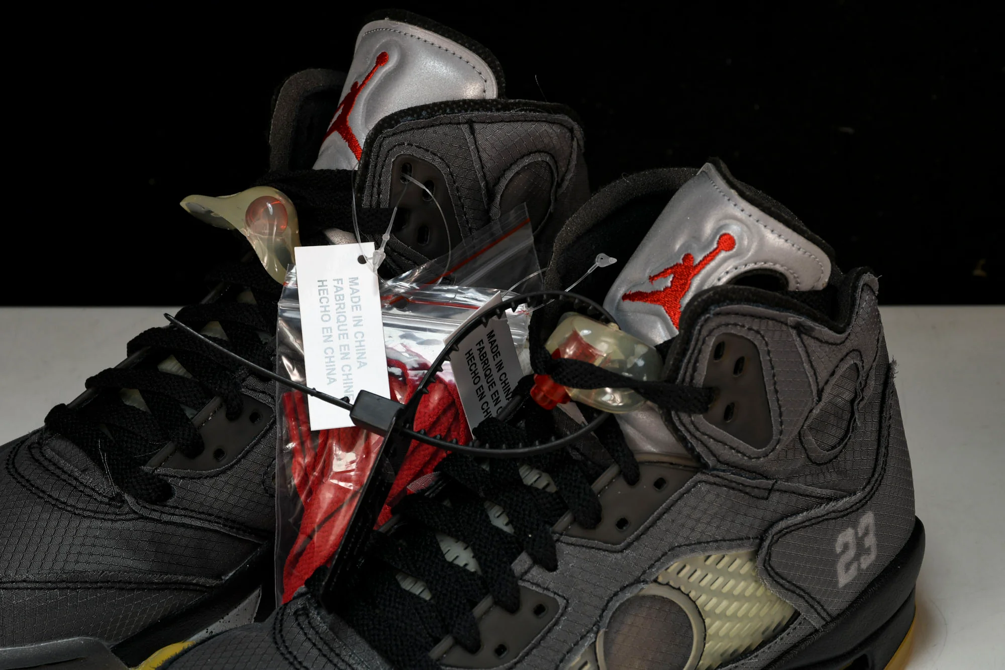 Off-White AJ5 Retro Black