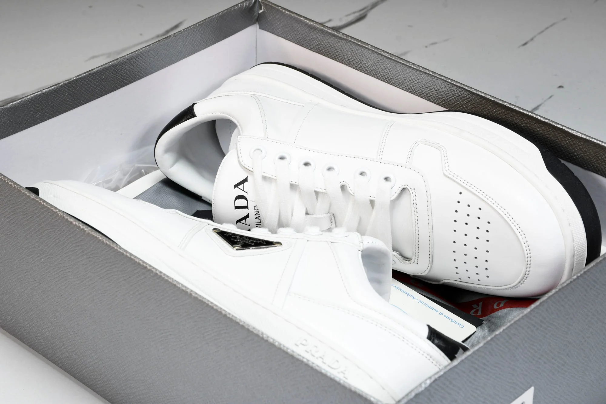 Prada Downtown Sneaker 'White'
