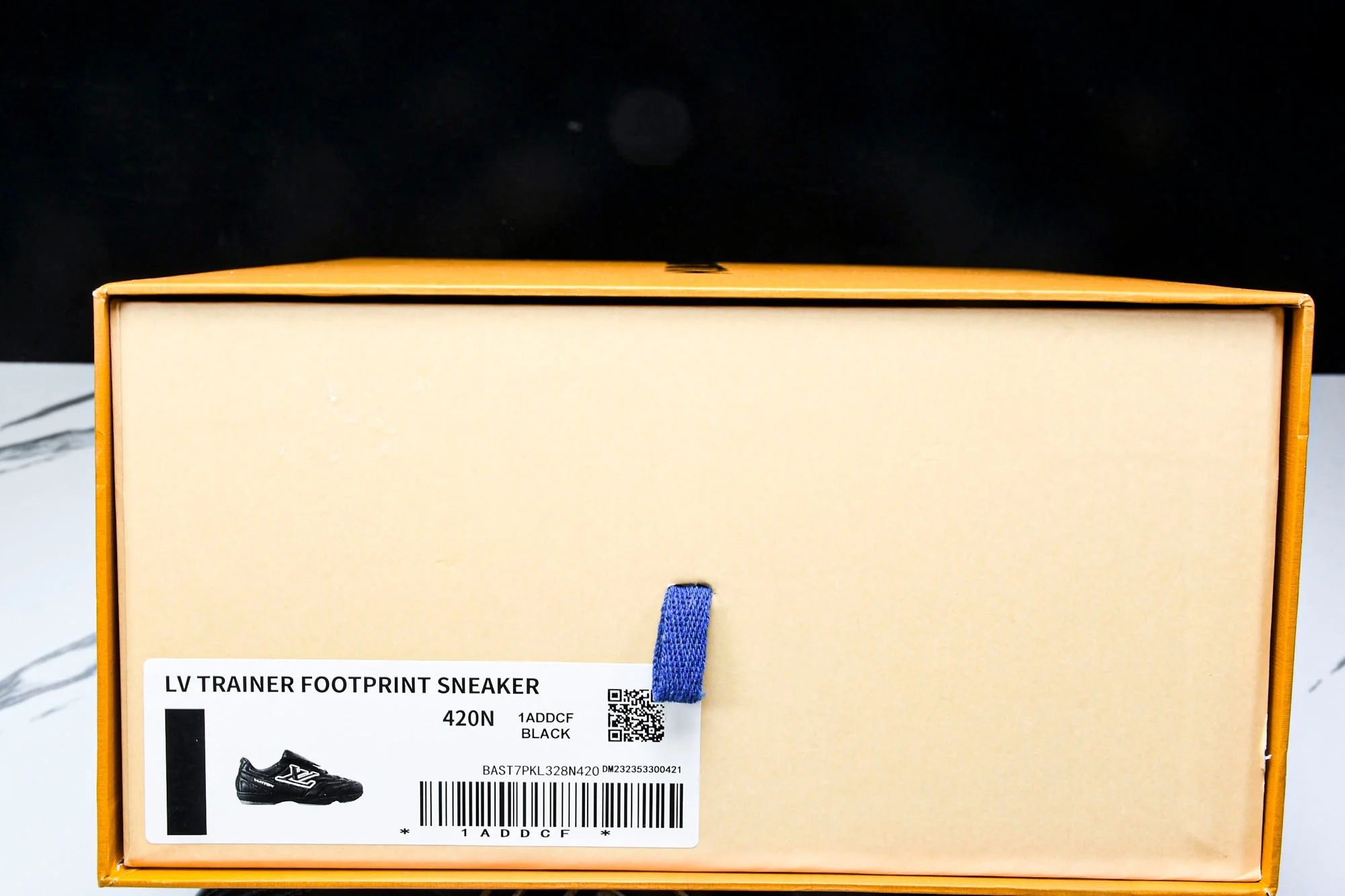 Louis Vuittоп Footprint Soccer Sneaker 'Black'