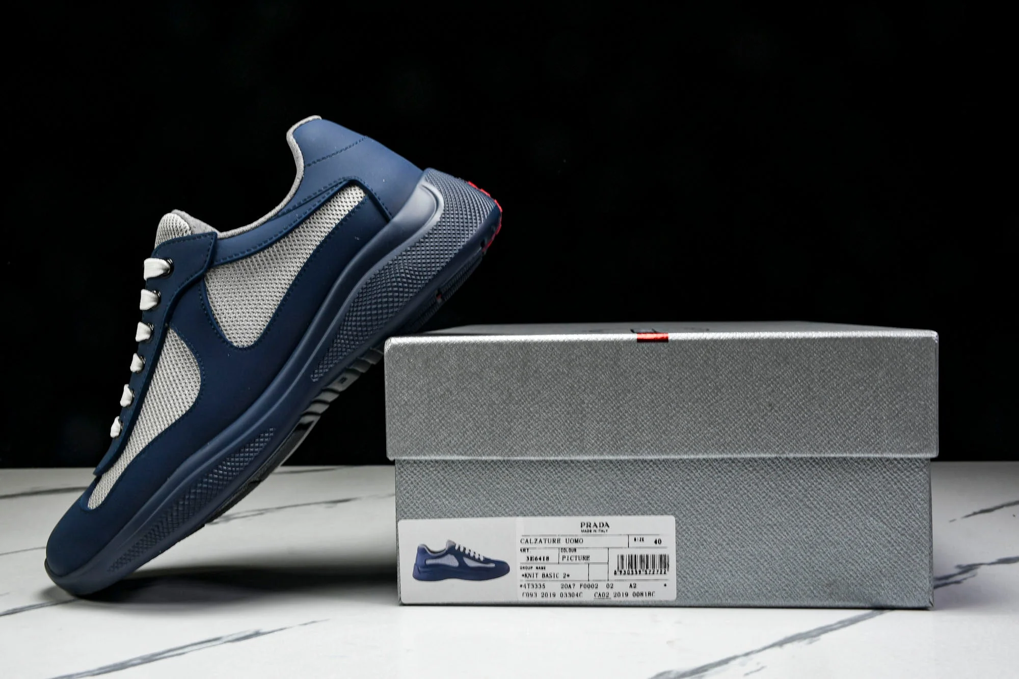 Prada America's Cup Sneaker Soft Rubber 'Royal Blue'