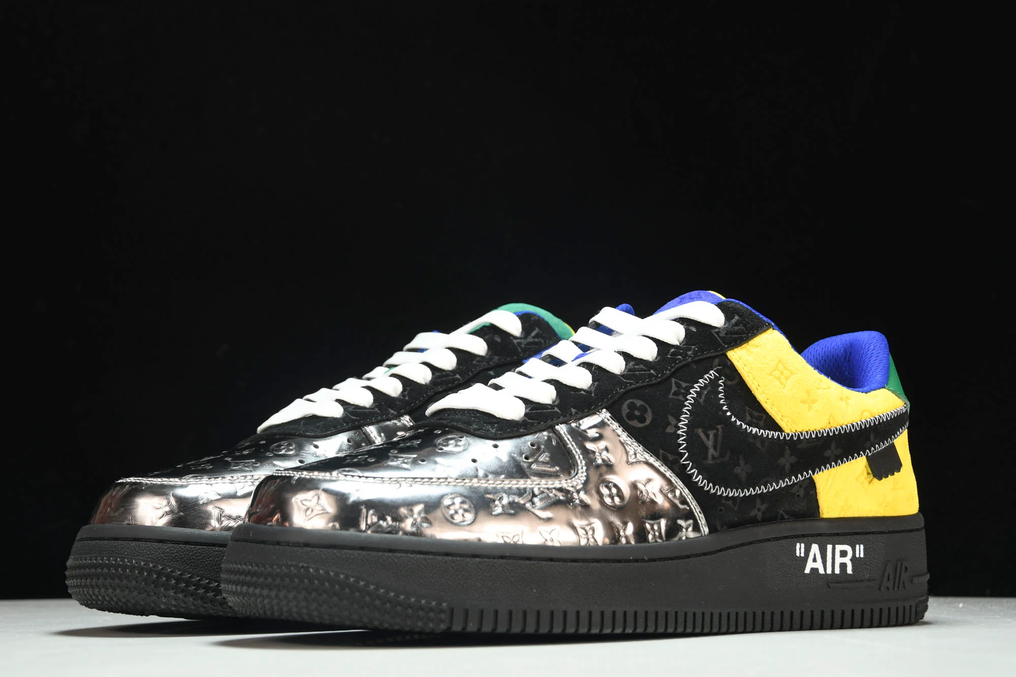 Louis Vuittоп x AF1 by Virgil Abloh 'Metallic Silver'