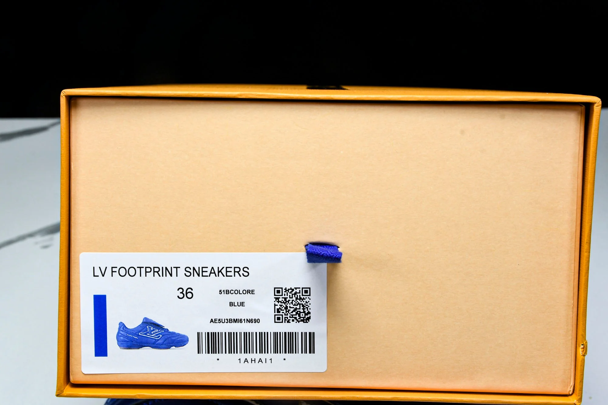 Louis Vuittоп Footprint Soccer Sneaker 'Blue'