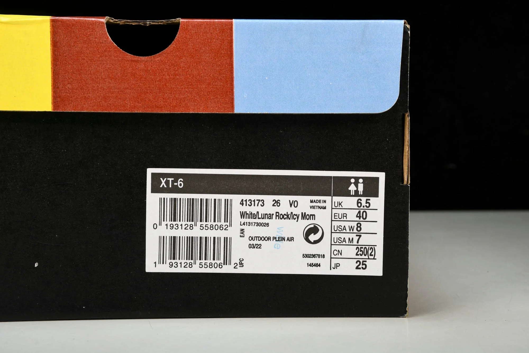 Salomon XT-6 'White Icy Morn'