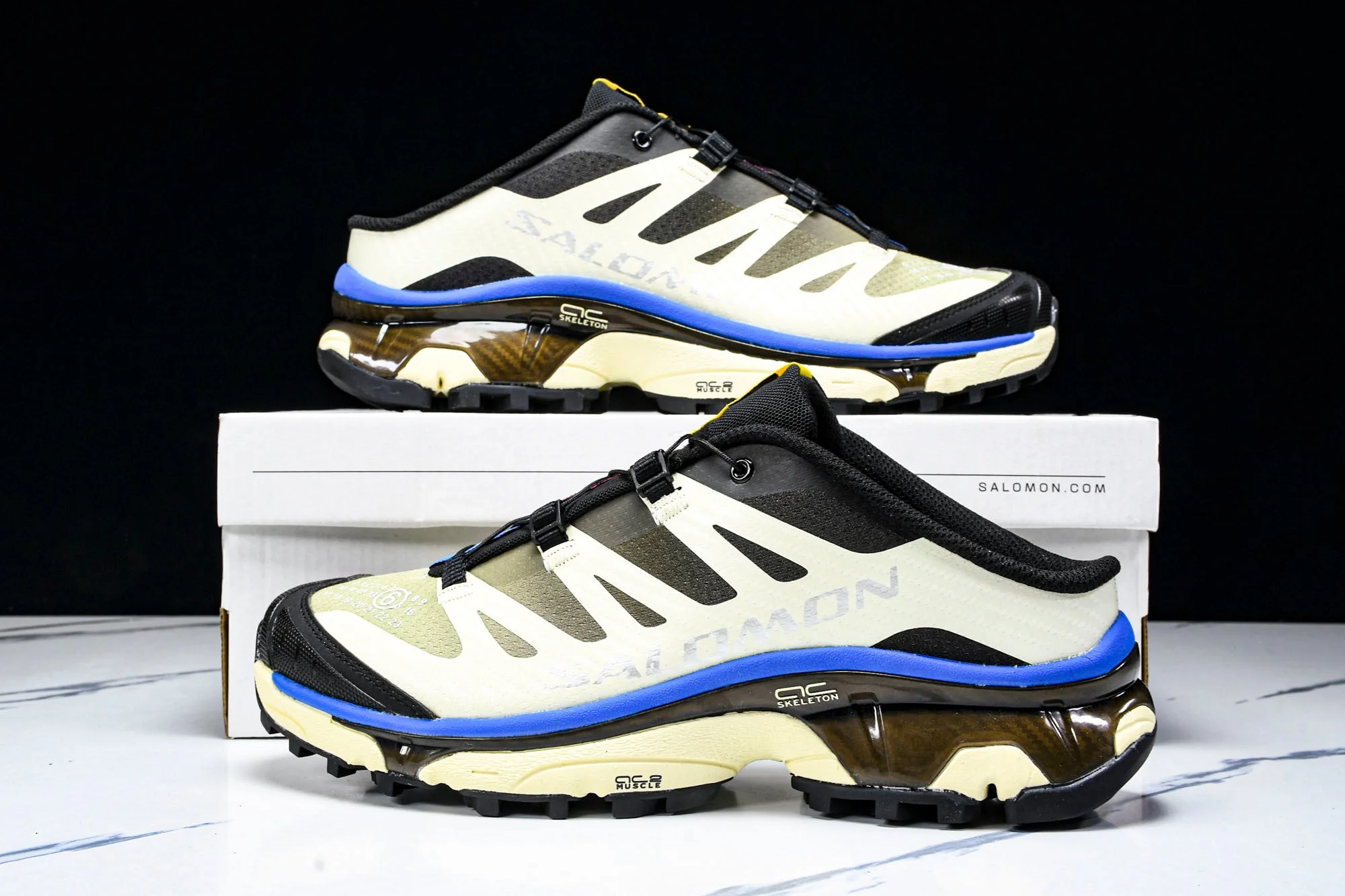 Salomon x MM6 Maison Margiela XT-4 Mule 'Transparent Yellow Shale'