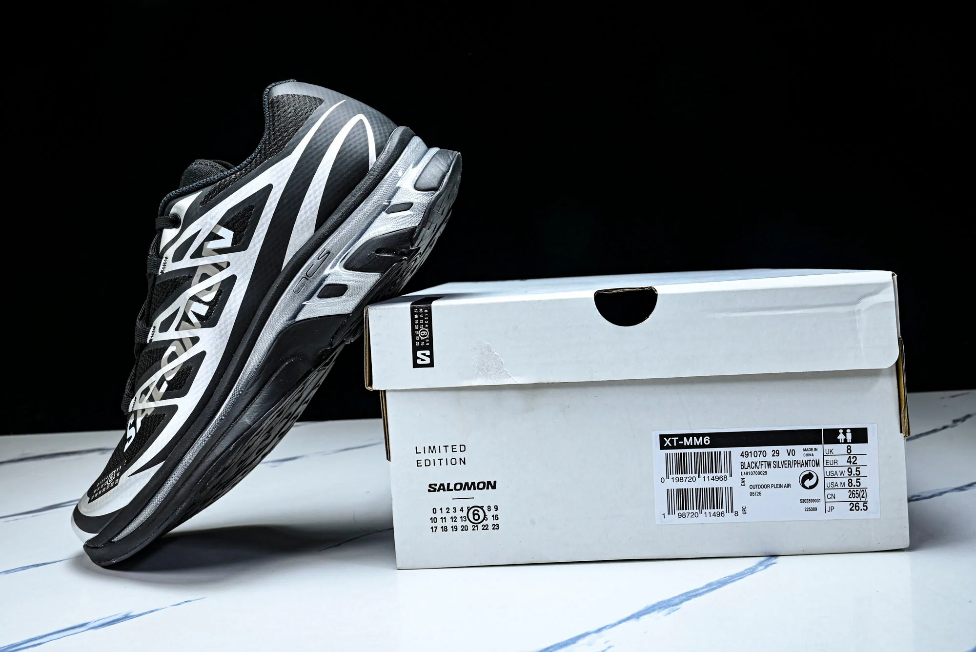 Salomon x Maison Margiela XT-MM6 'Black Silver'