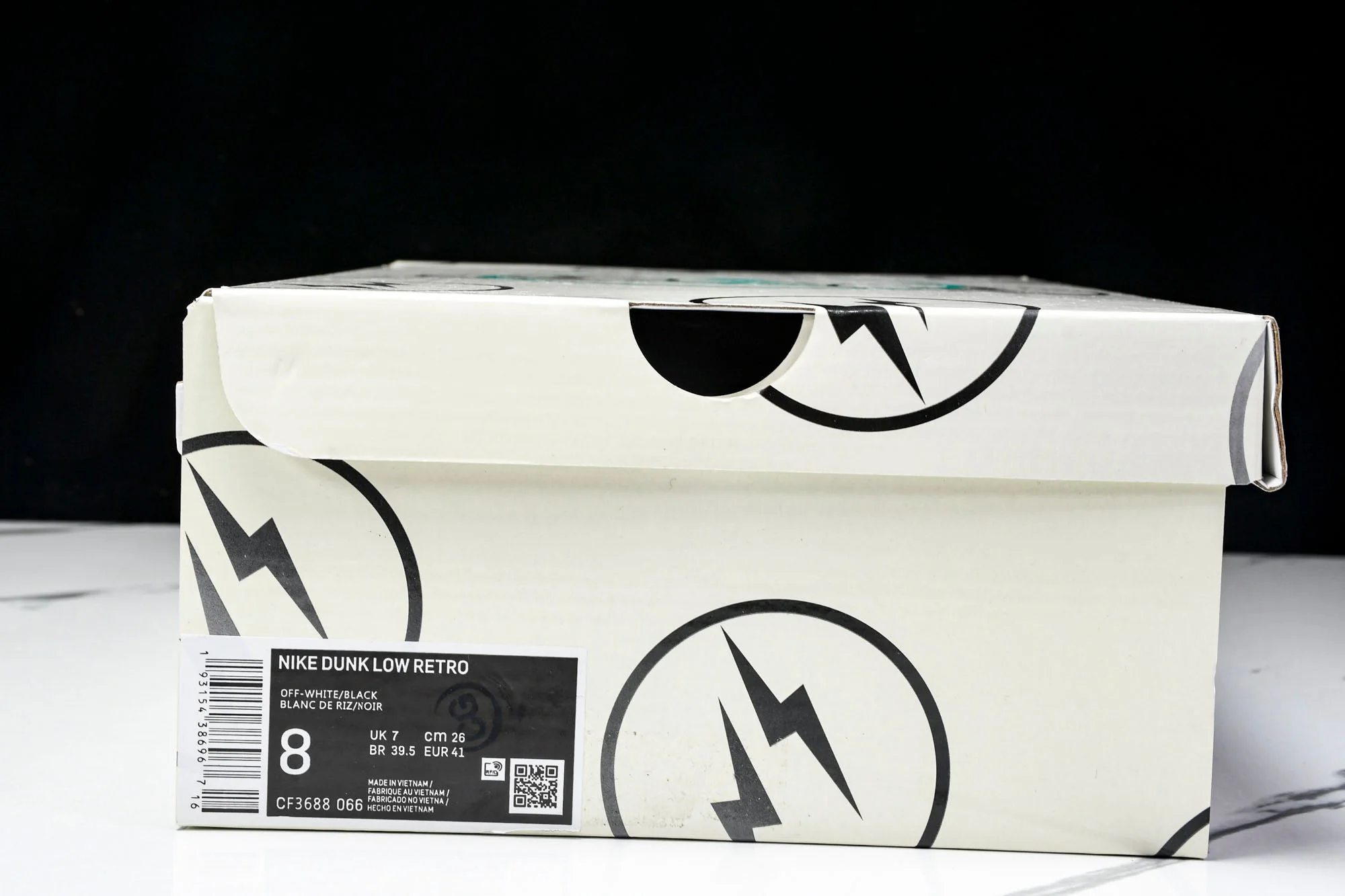 Travis Scott AJ1 Low x Fragment 'Grey Navy' (Custom)