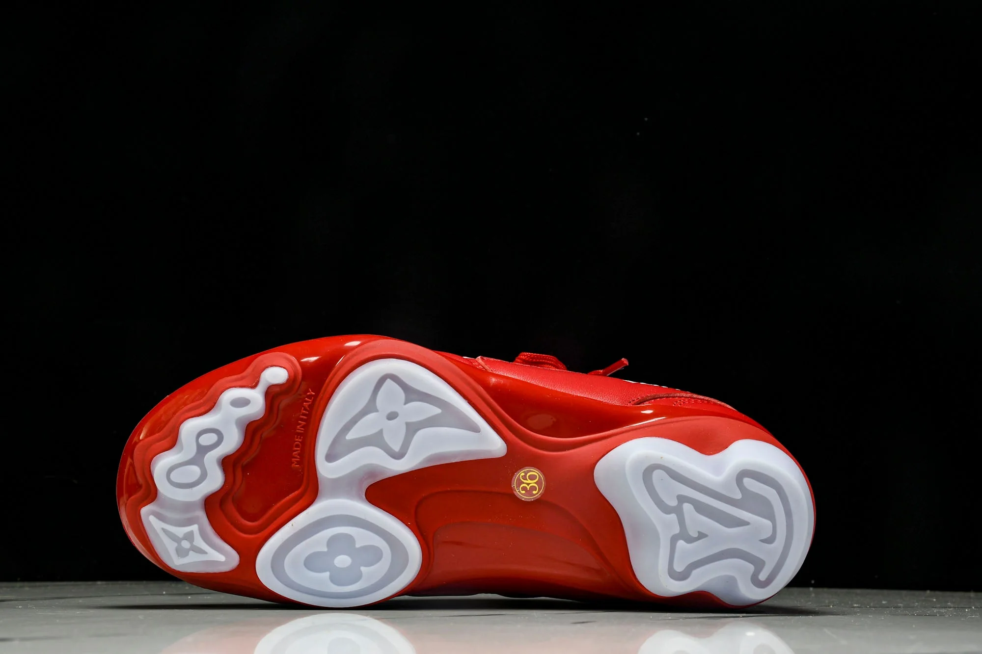 Louis Vuittоп Footprint Soccer Sneaker 'Red'