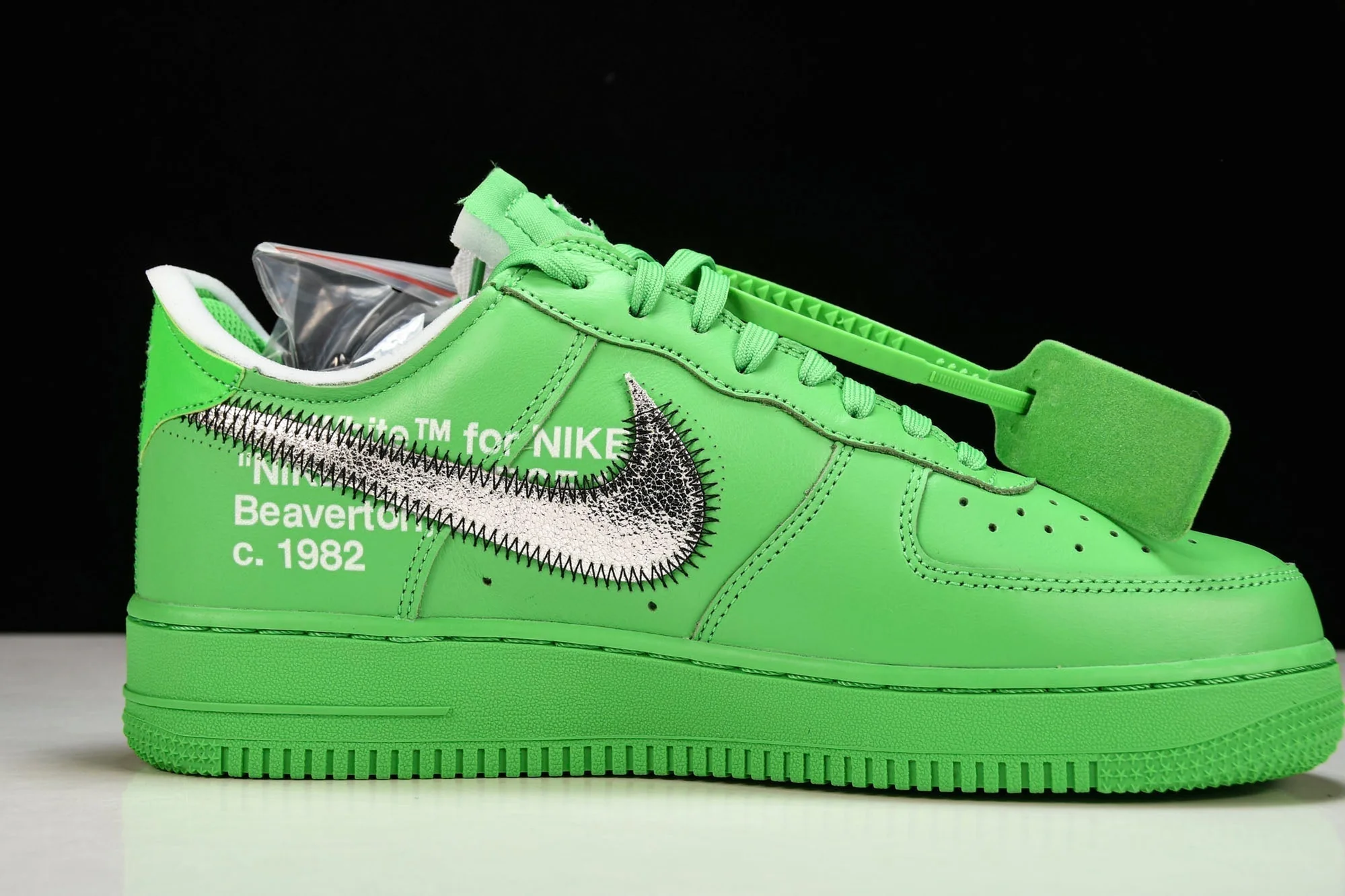 Off-White AF1 'Light Green Spark'
