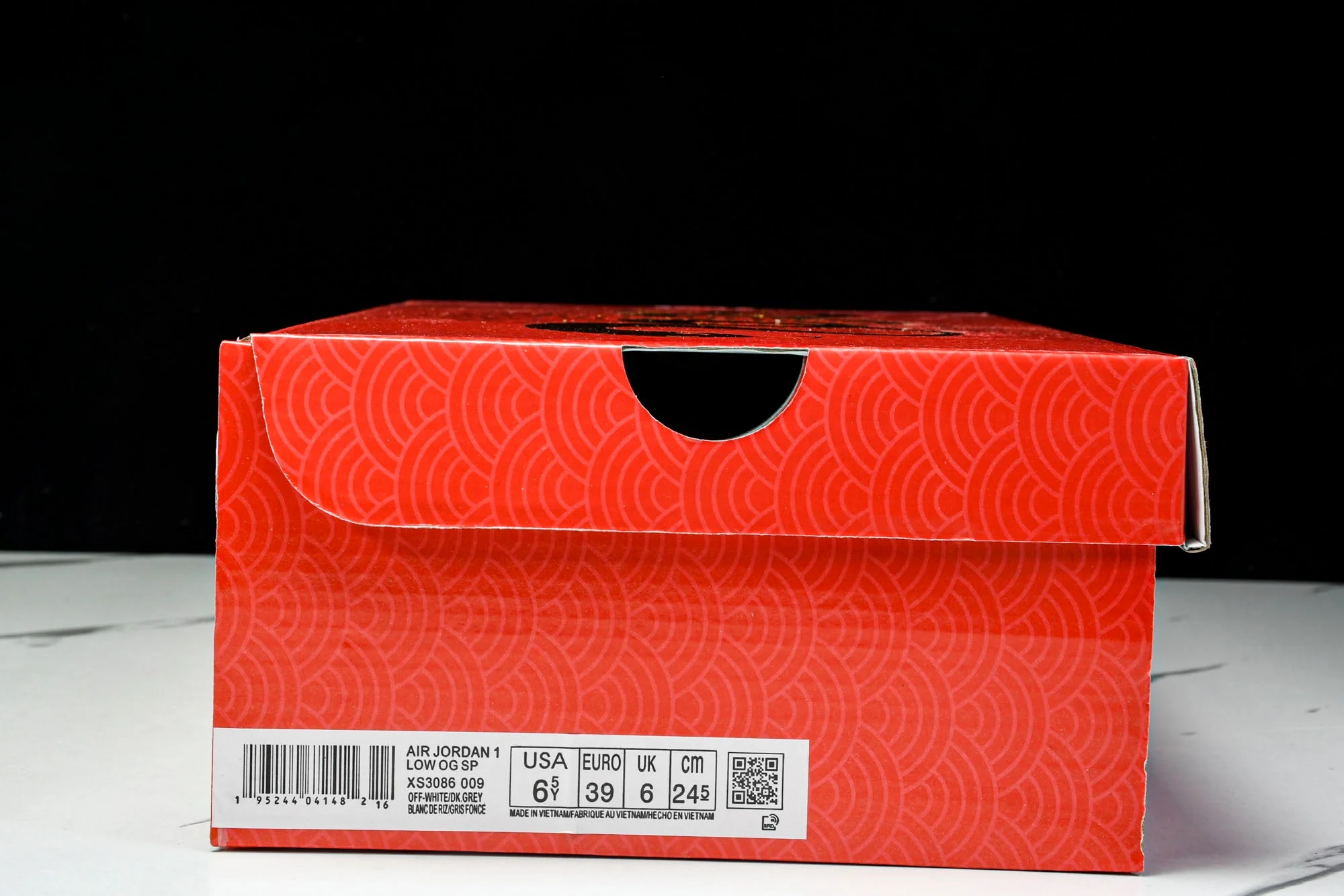 Travis Scott AJ1 Low x Year of The Snake 'White Grey' (Custom)